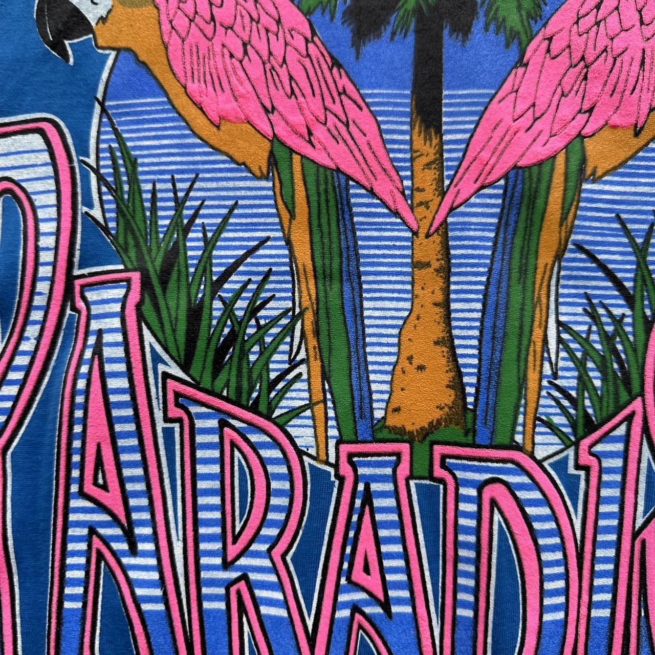 Blue Santa Domingo Paradise 90s Vintage T-shirt - Medium