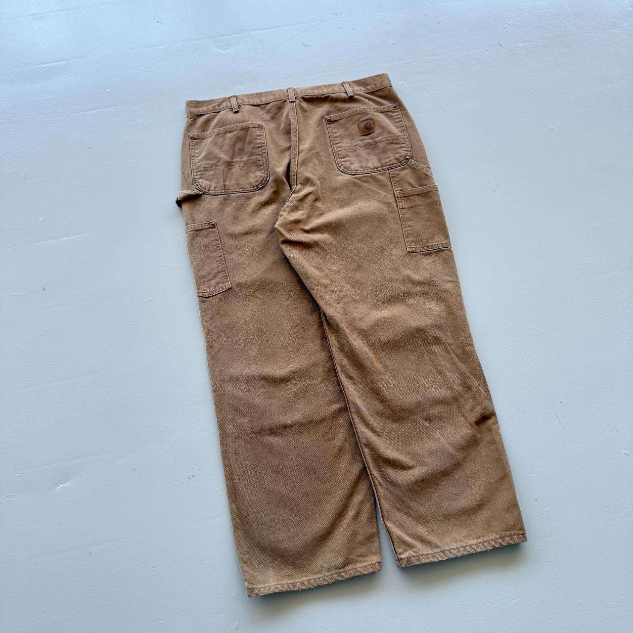 Hamilton Brown Carhartt Double Knee Vintage Carpenter Pants - 35" x 28"