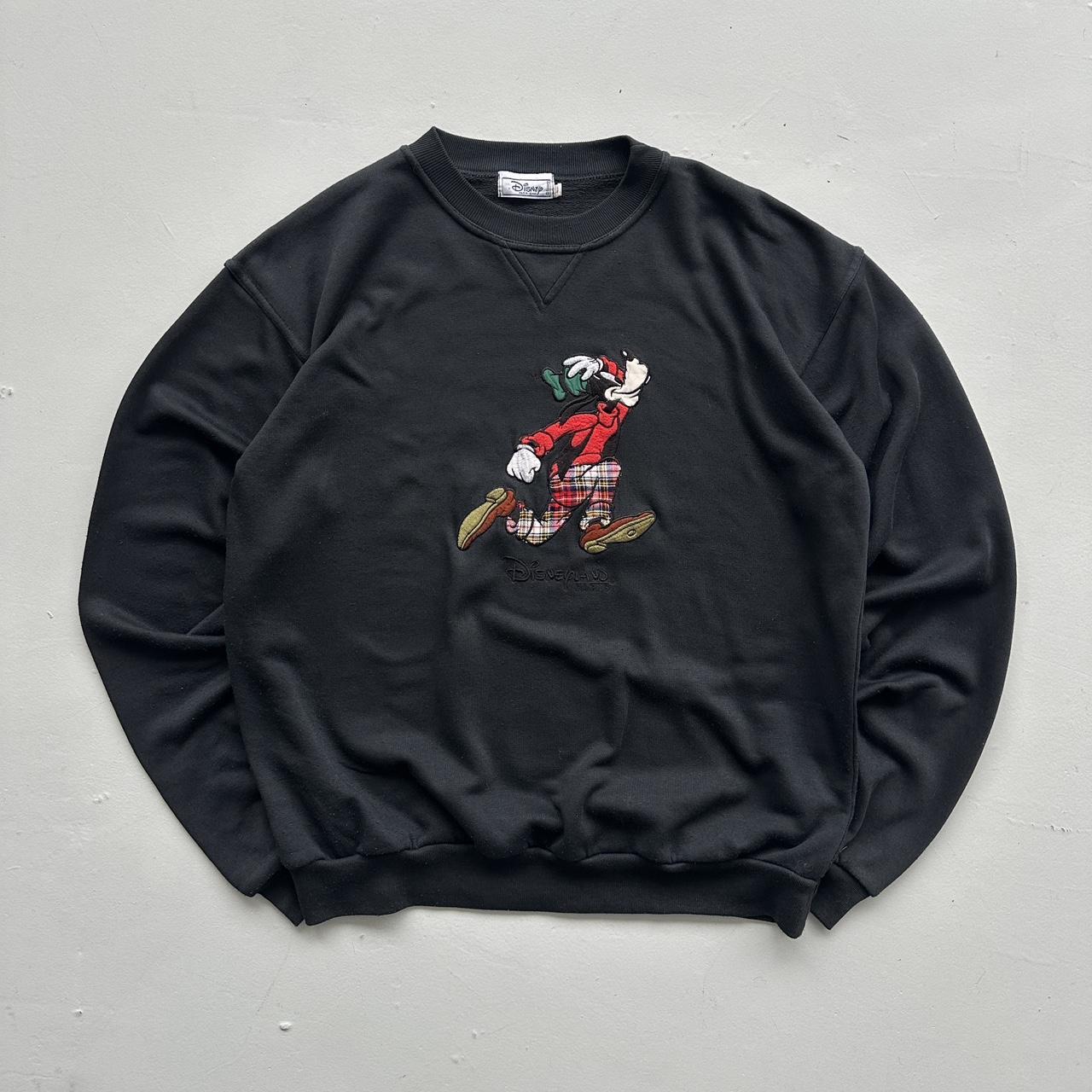 Black Goofy Disney 90’s Vintage Graphic Sweatshirt - Medium