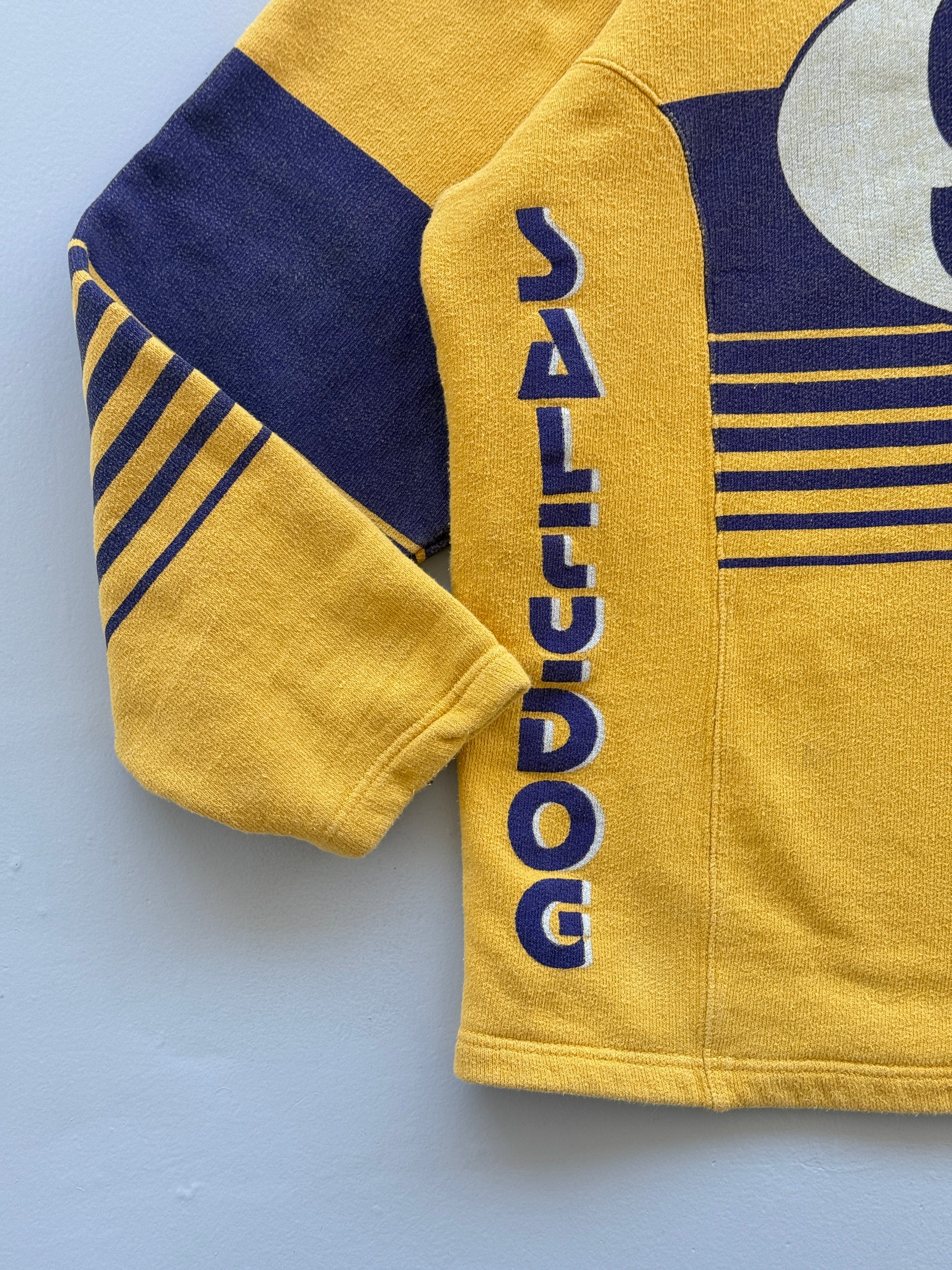 Yellow Salty Dog 90's Vintage Hip Hop Sweatshirt Jersey - XL
