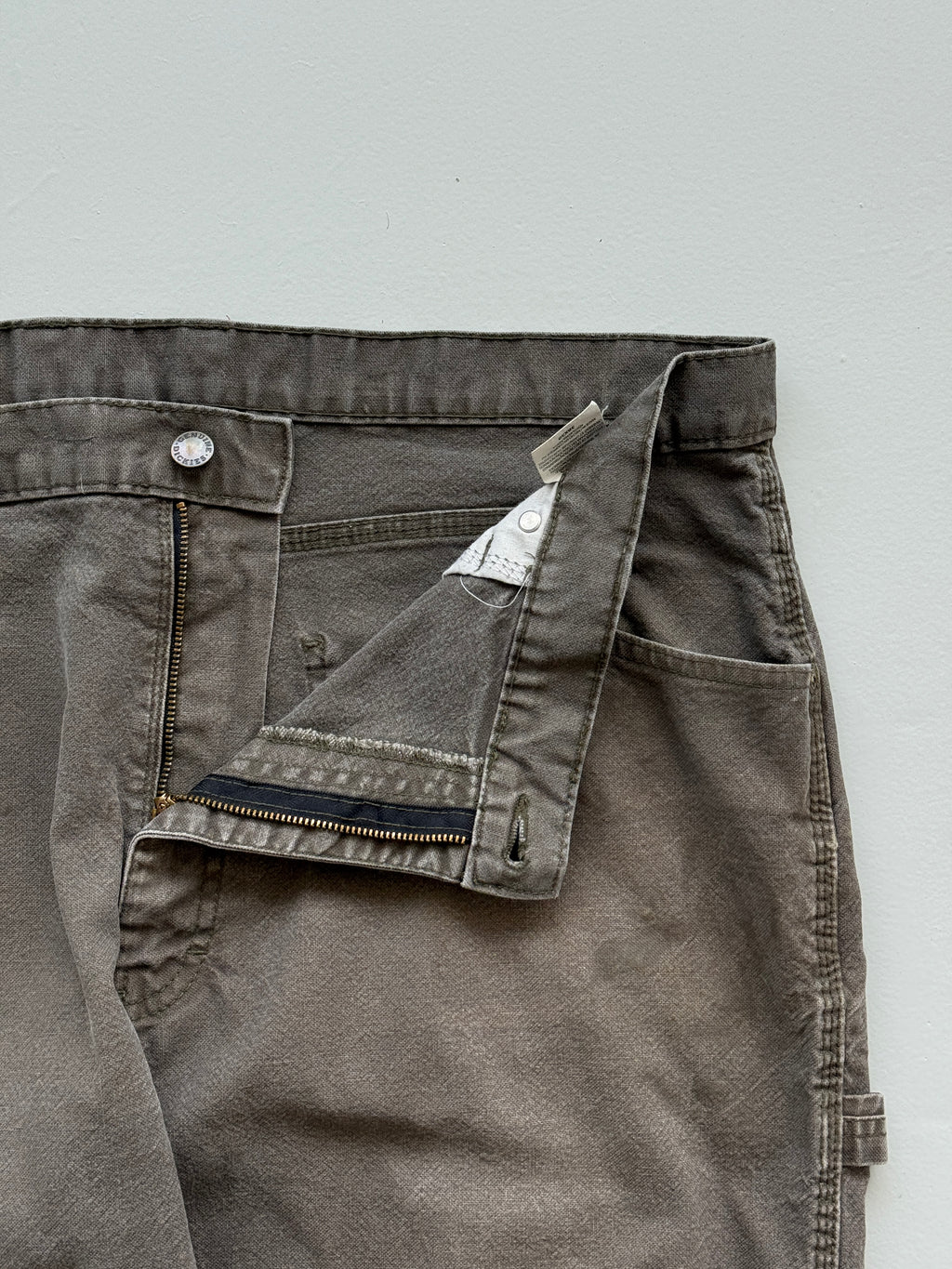 Brown Dickies 00's Vintage Carpenter Workwear Trousers - W38 x L29