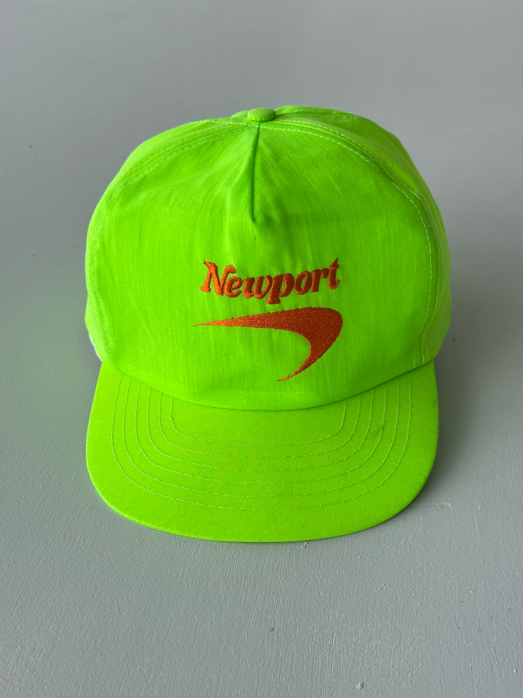 Newport Neon Green 90's Vintage SnapBack Trucker Cap