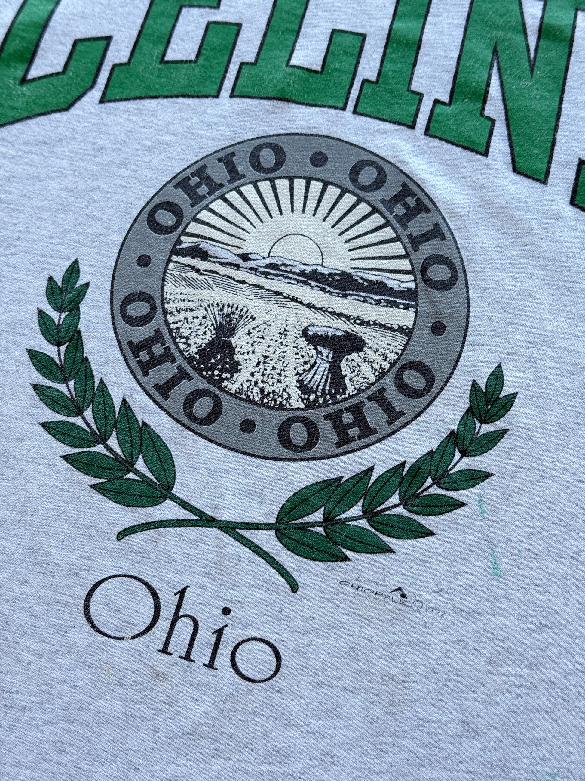 Grey Celina Ohio 90's Vintage Single Stitch Graphic T-Shirt - XXL