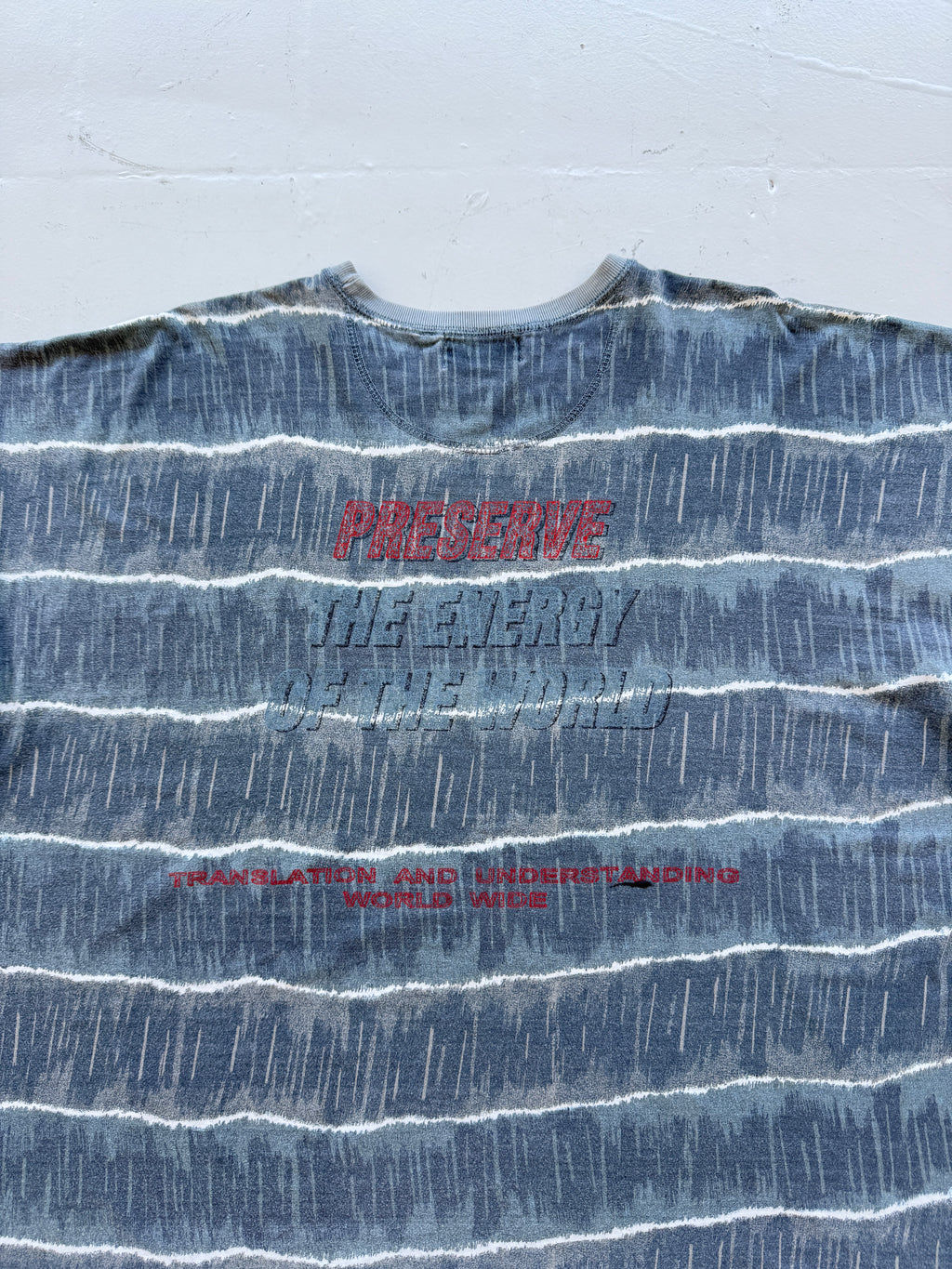 Grey Preserve the Energy 90's Vintage Rave Graphic T-Shirt - XXL