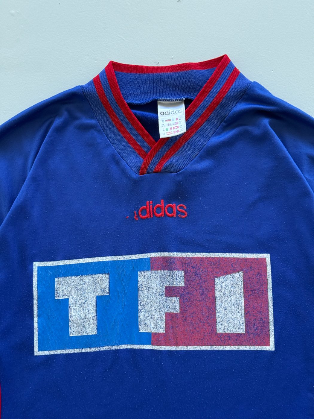 Adidas TF1 90's Vintage Long Sleeve Football Shirt #14 - XL
