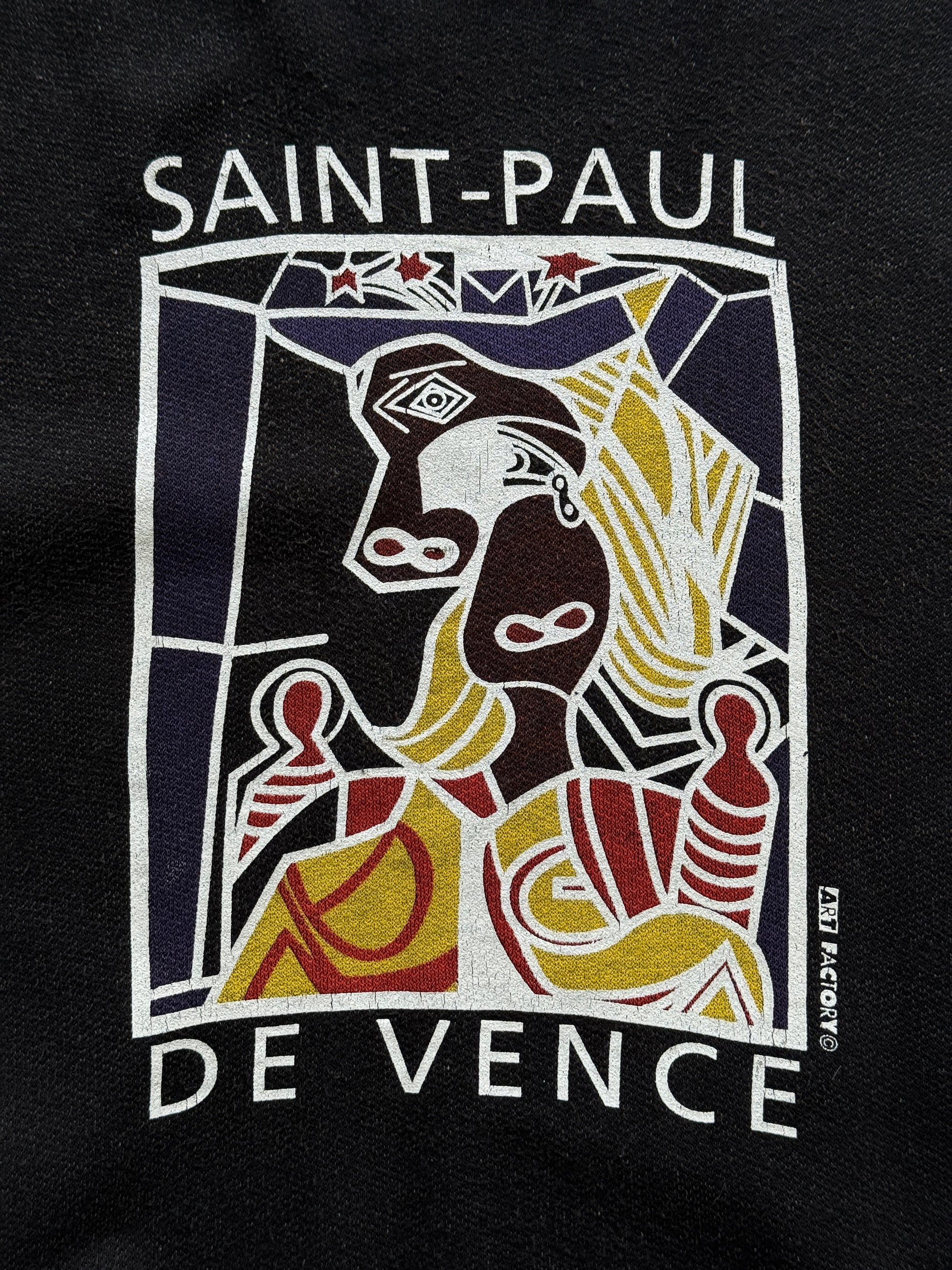 Saint-Paul de Vence Art Factory 90's Vintage Graphic Sweatshirt - Large