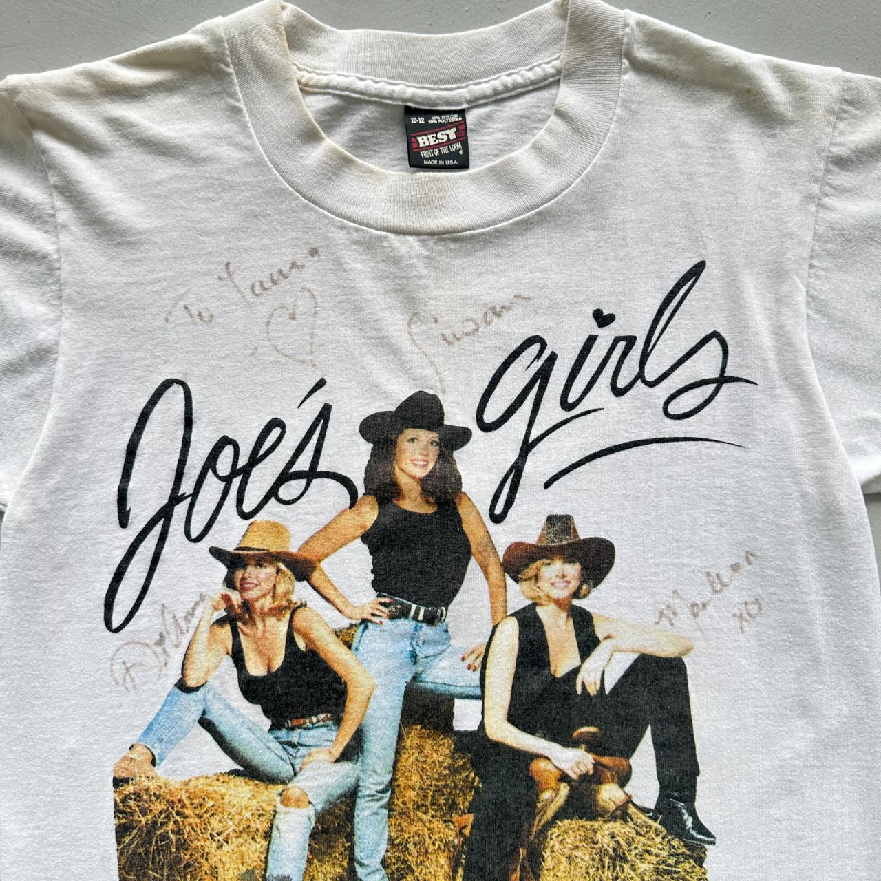 White Joes Girls 90s Vintage Baby T-shirt - Size 6