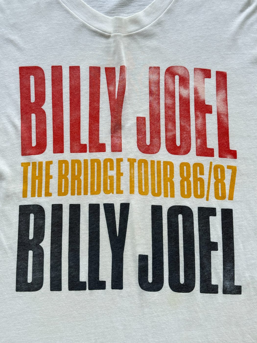 Billy Joel The Bridge Tour 86/87 80's Vintage Band T-Shirt - Large
