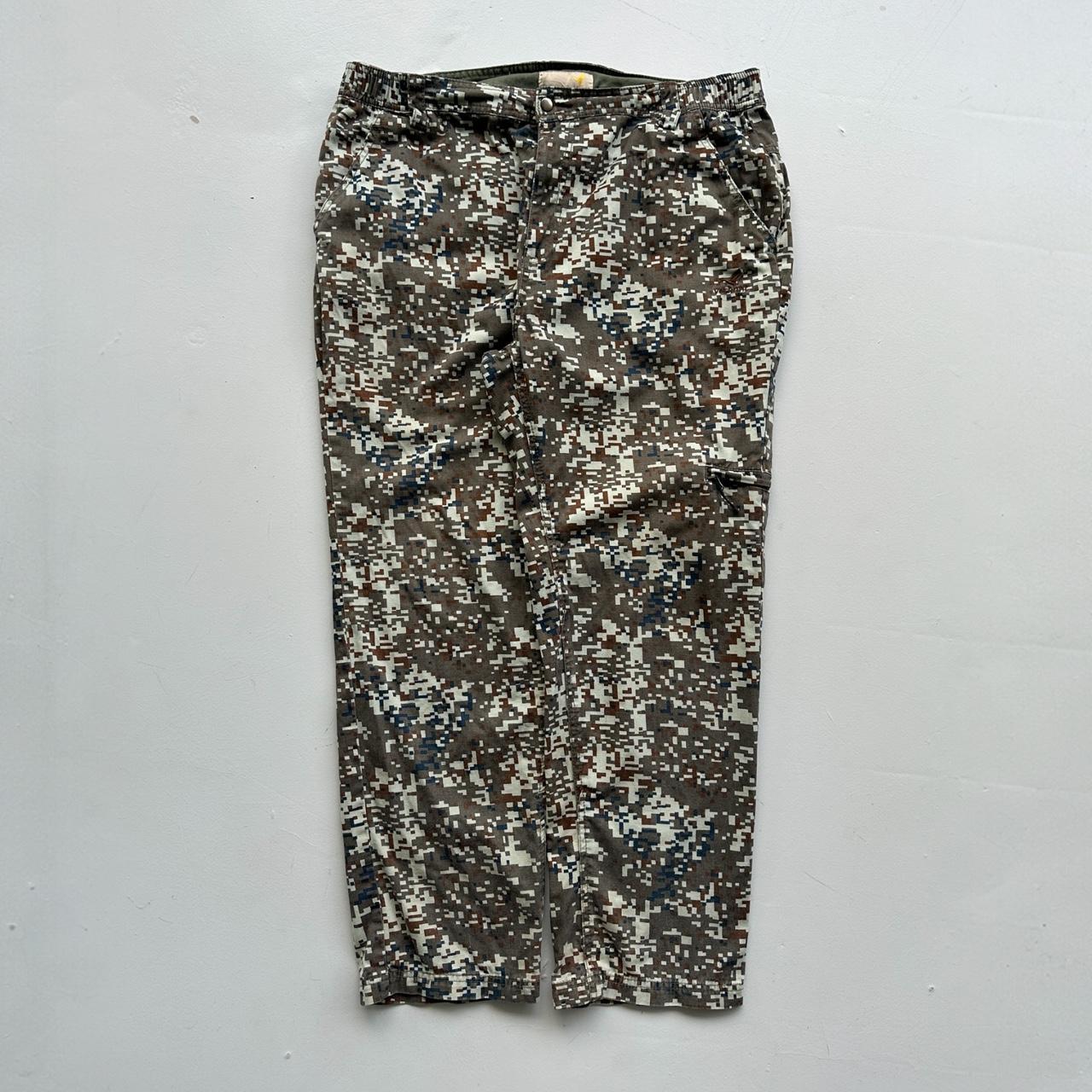 Digital Camo Military Vintage Cargo Pants - 38" x 29"