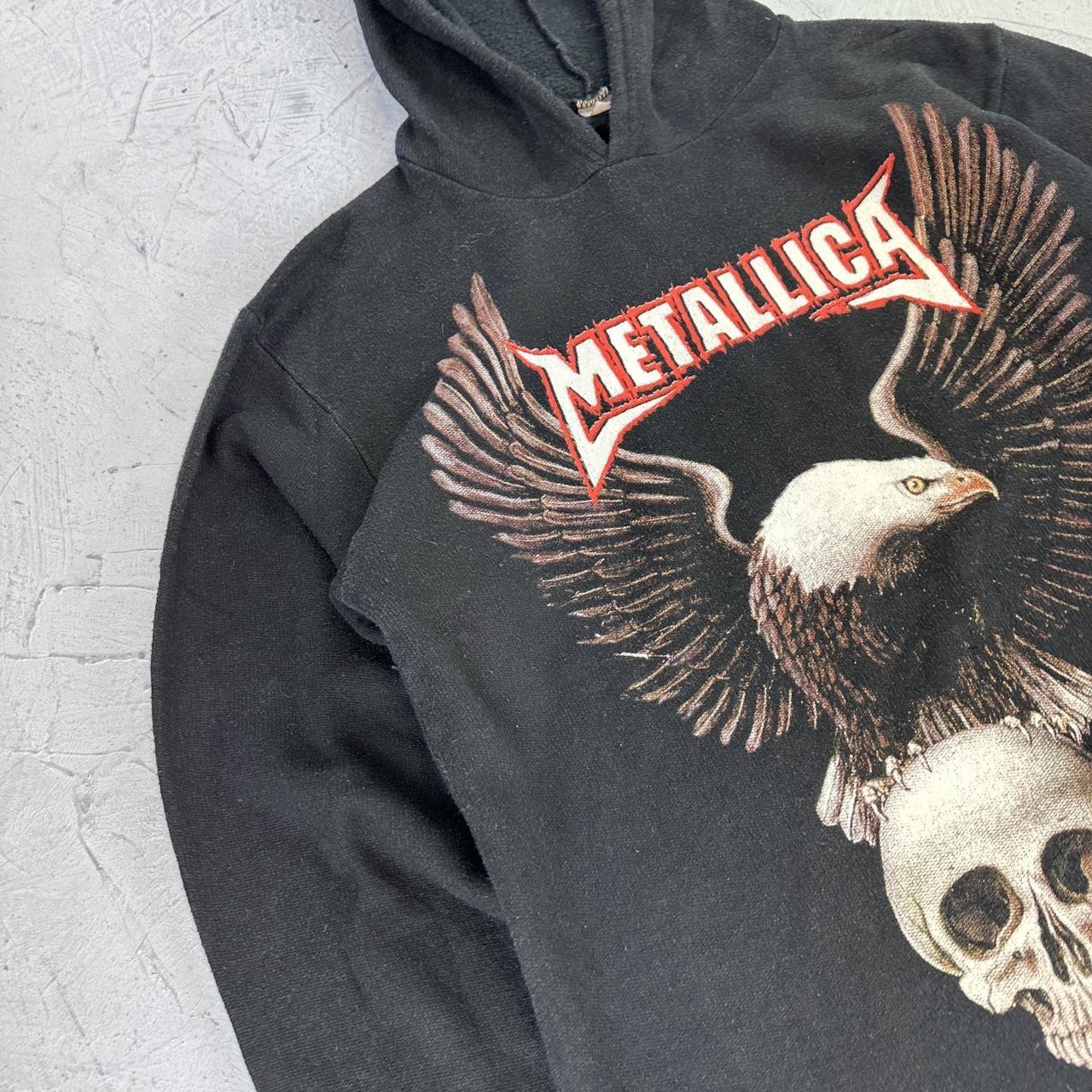 Black 00s Metallica Hoodie - Medium