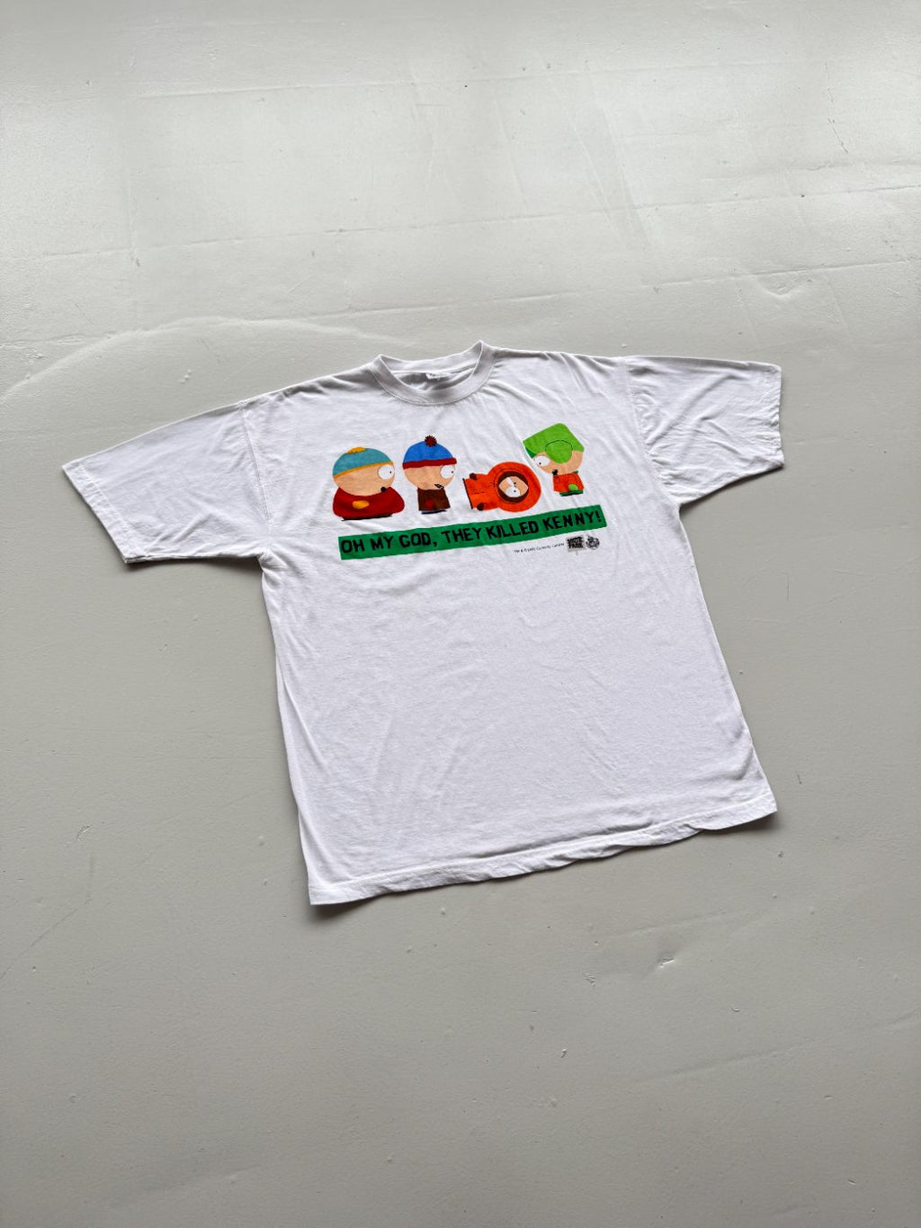 South Park 'Oh My God, They Killed Kenny!' Y2K Vintage Graphic T-Shirt - XL