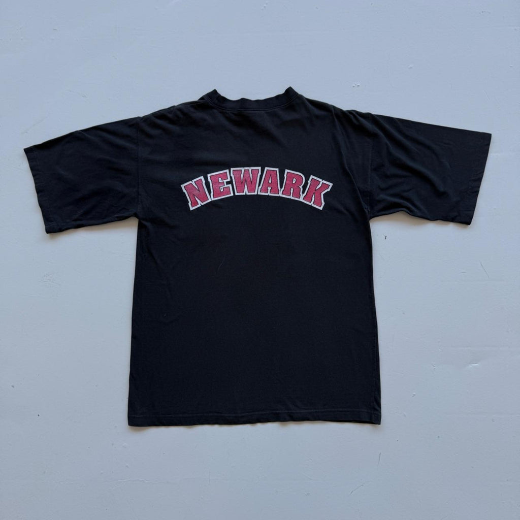 Black Newark 90s Vintage Graphic T-Shirt - XL