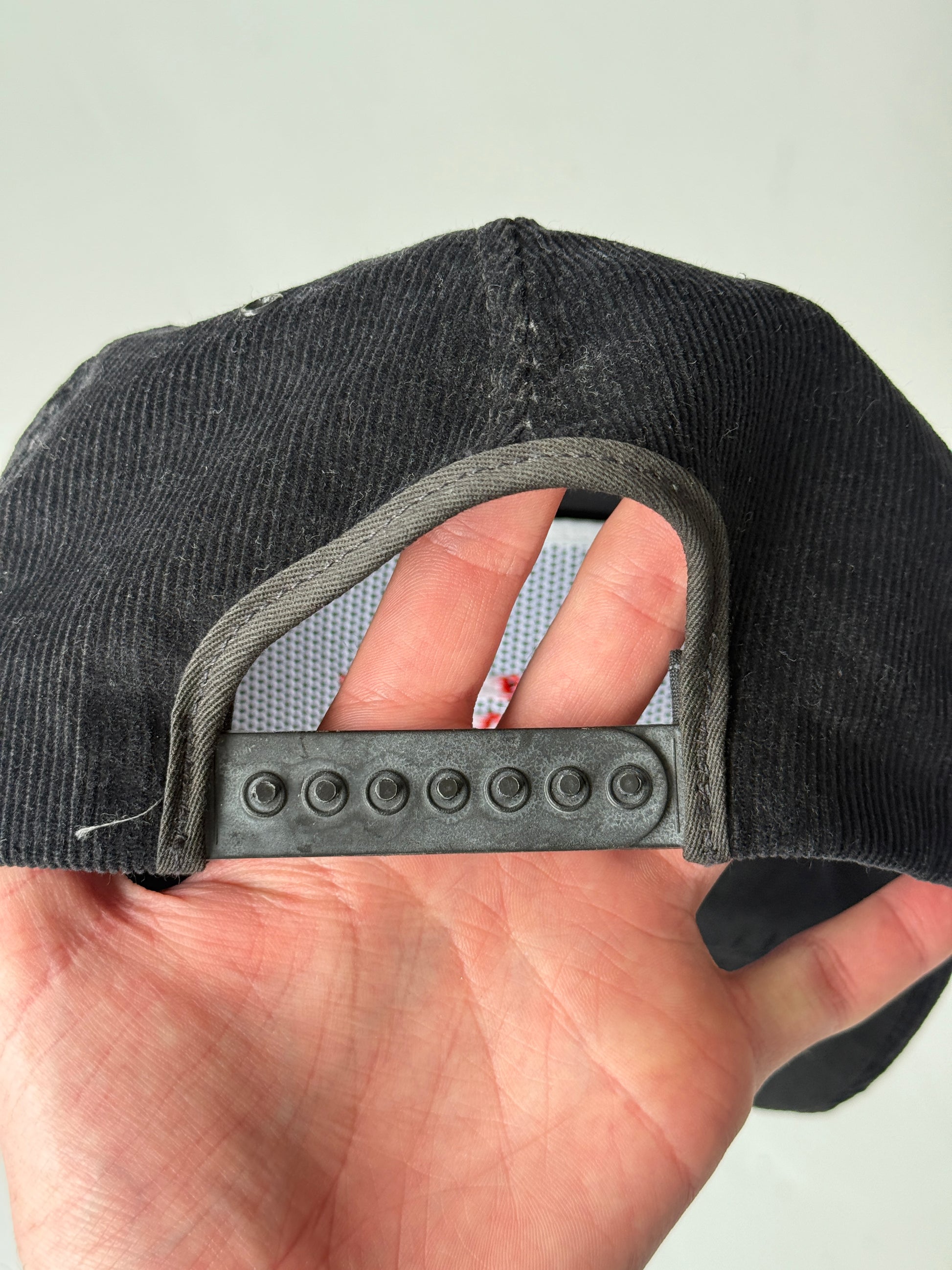 Black TRW Automotive Vintage Corduroy SnapBack Trucker Cap