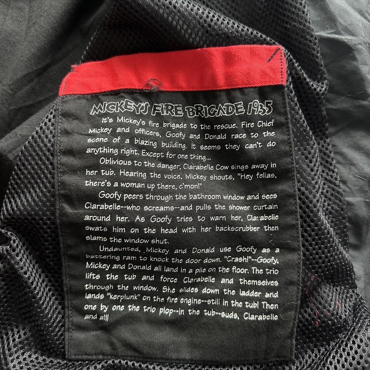 Black Rare The Disney Store Fireman’s Clasp 90’s Vintage Jacket - XL