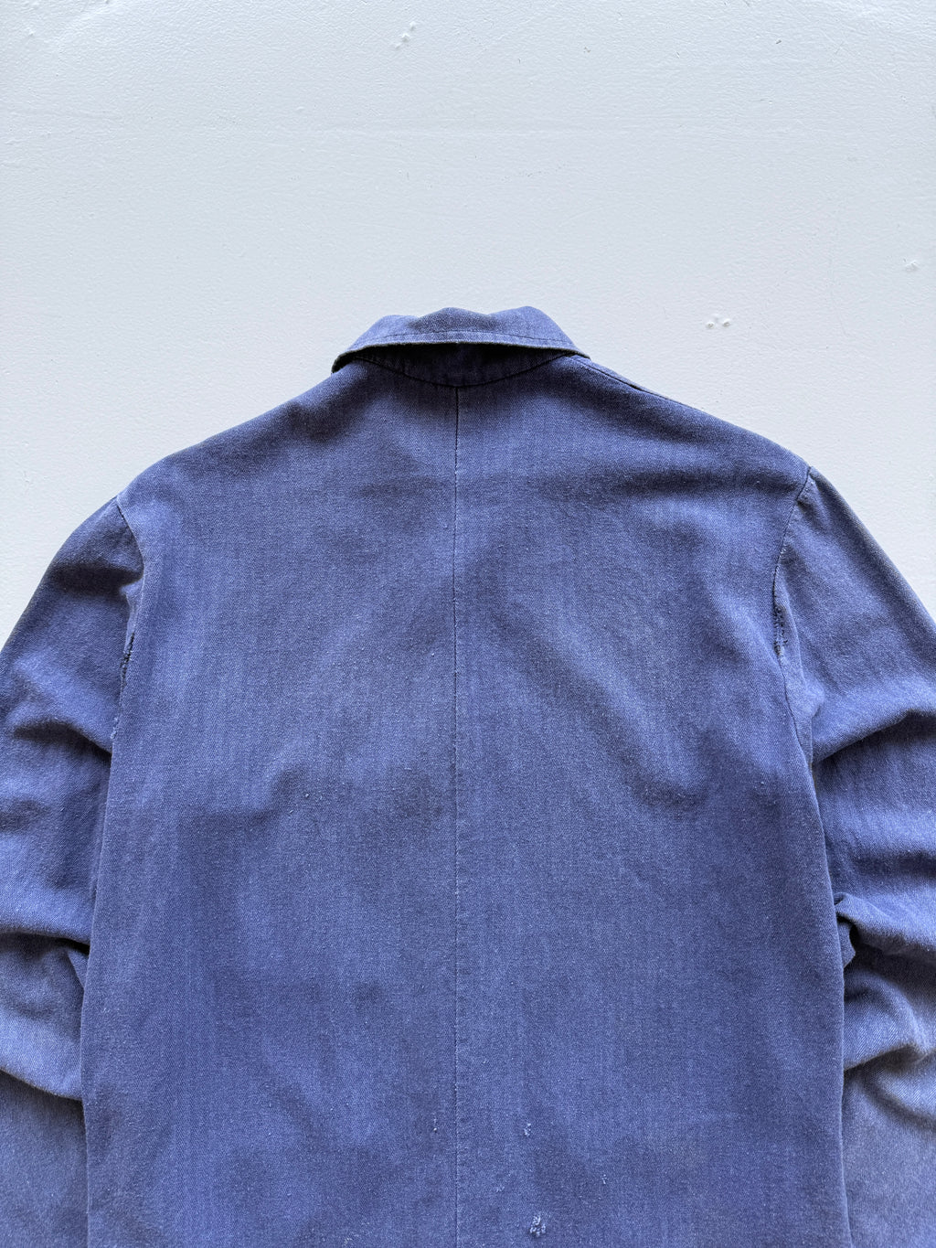 Navy French Workwear Vintage Herringbone Twill Chore Jacket CH038 - Slim Medium