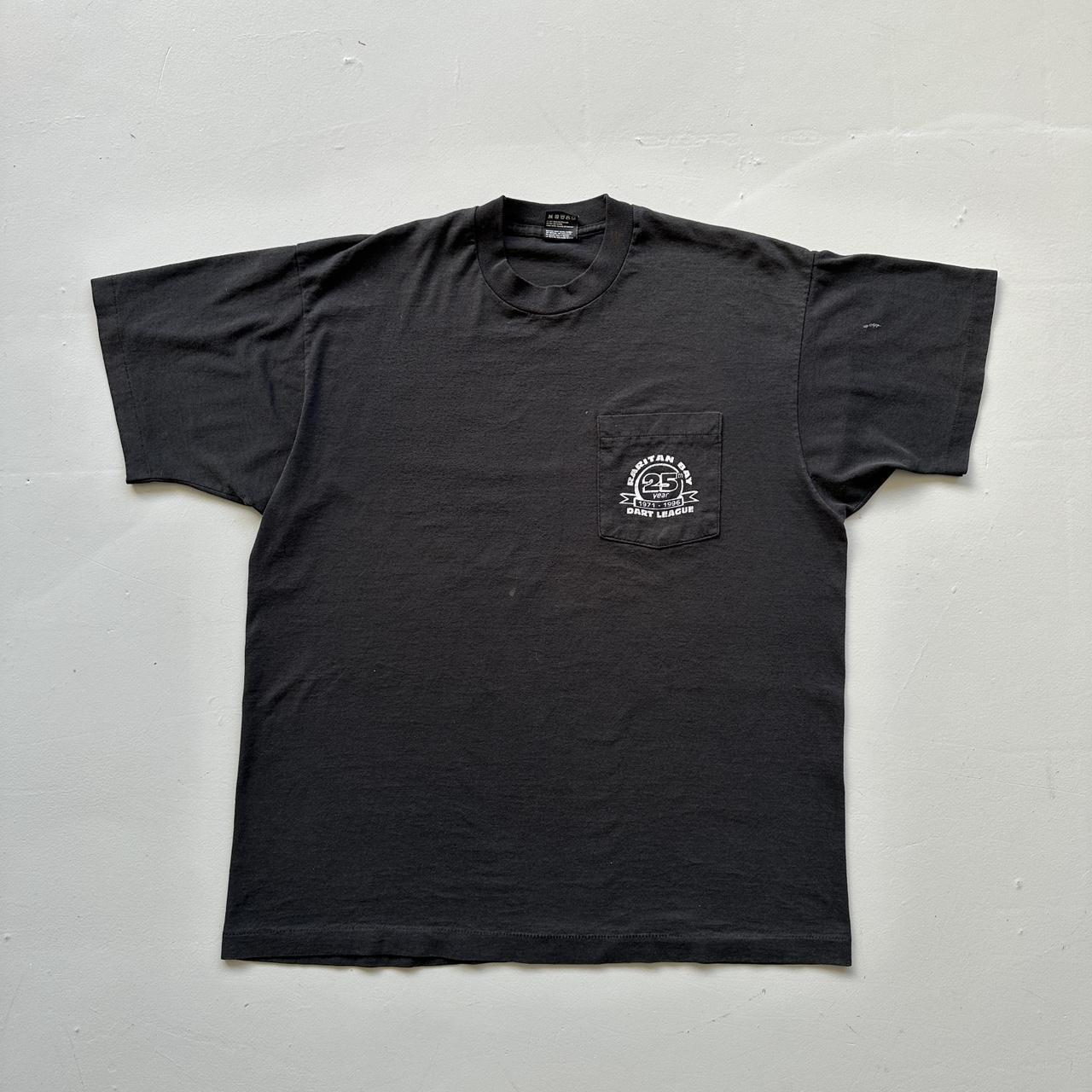 Black 1996 Dart League 90s Vintage T-shirt - XL