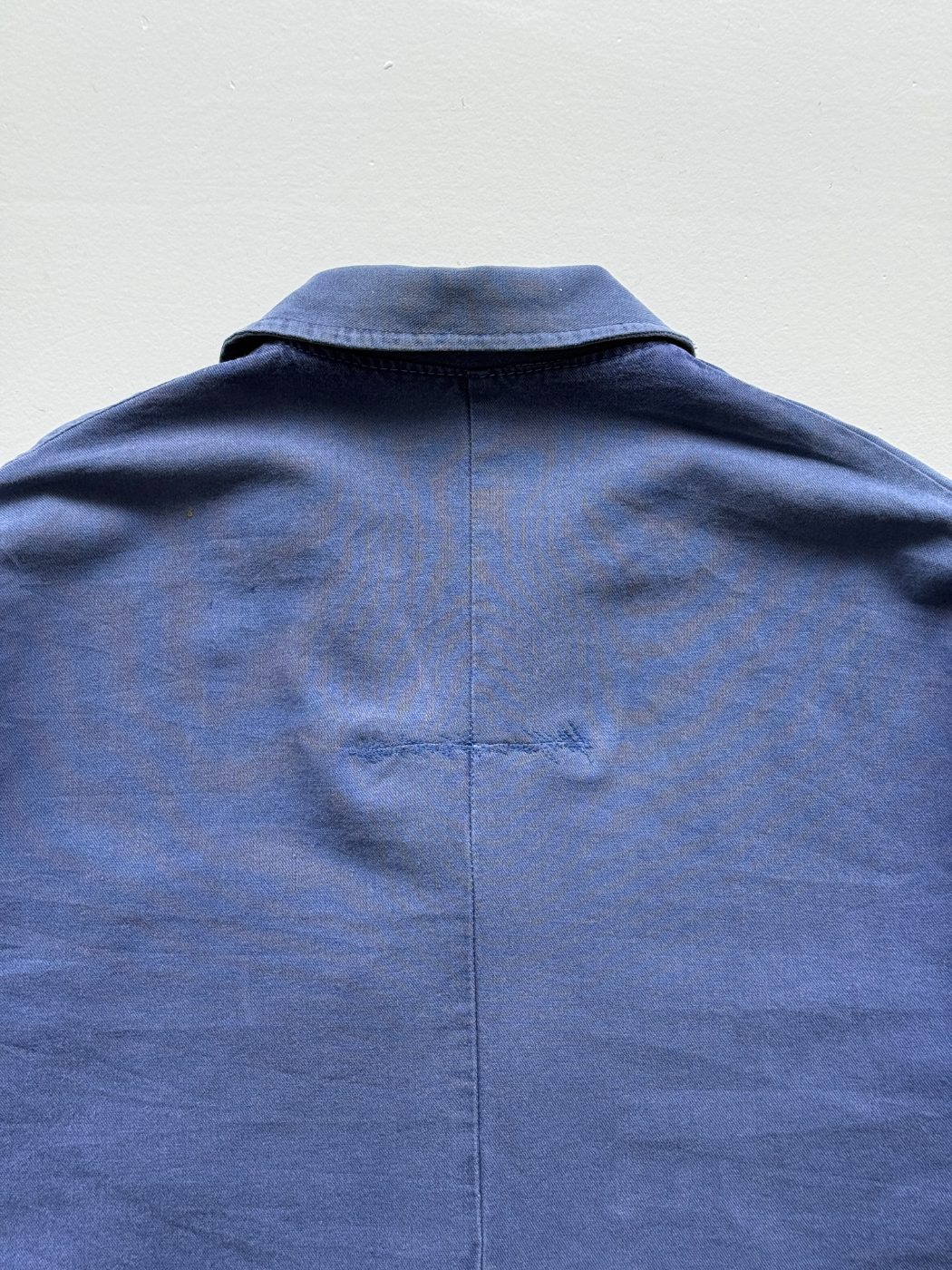 French Indigo Blue Vintage Chore Jacket CH241 - Medium