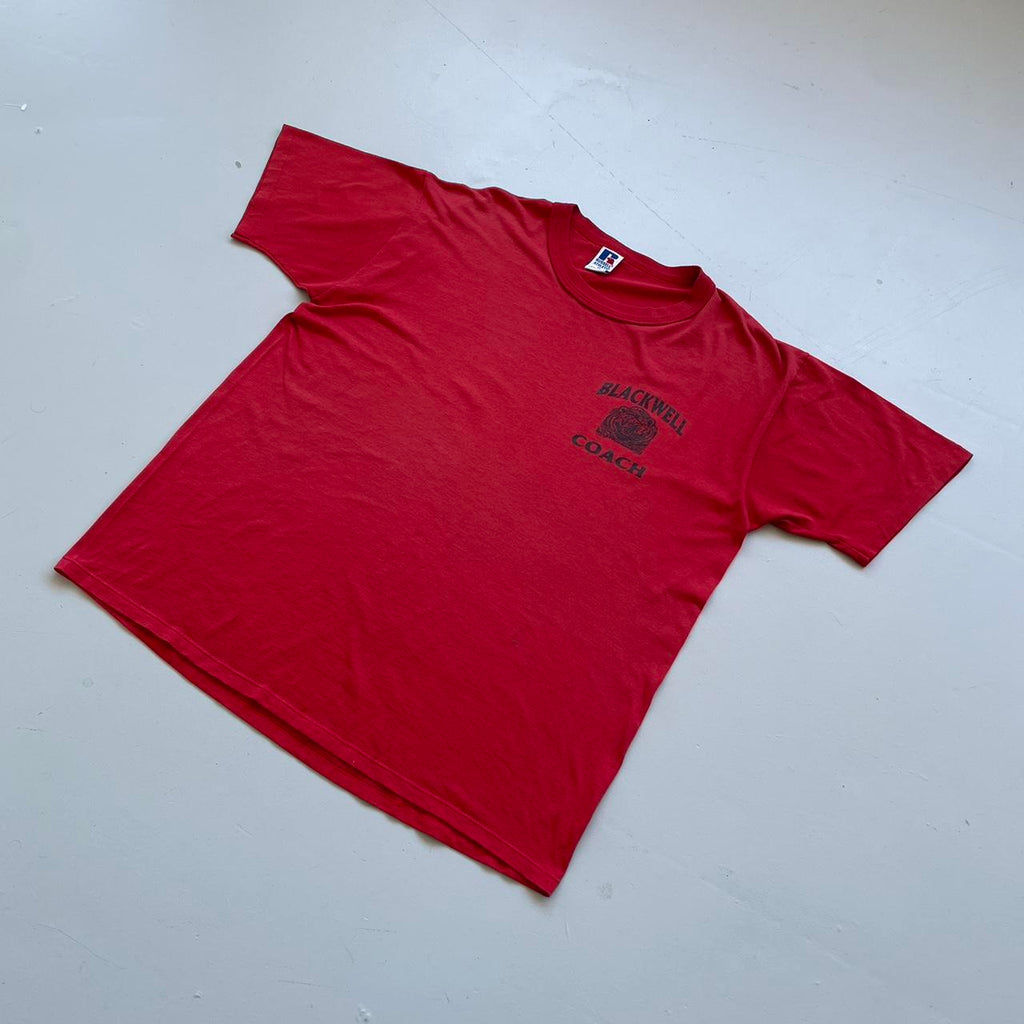 Red Blackwell Coach 80s/90s Americana Vintage T-shirt - XL