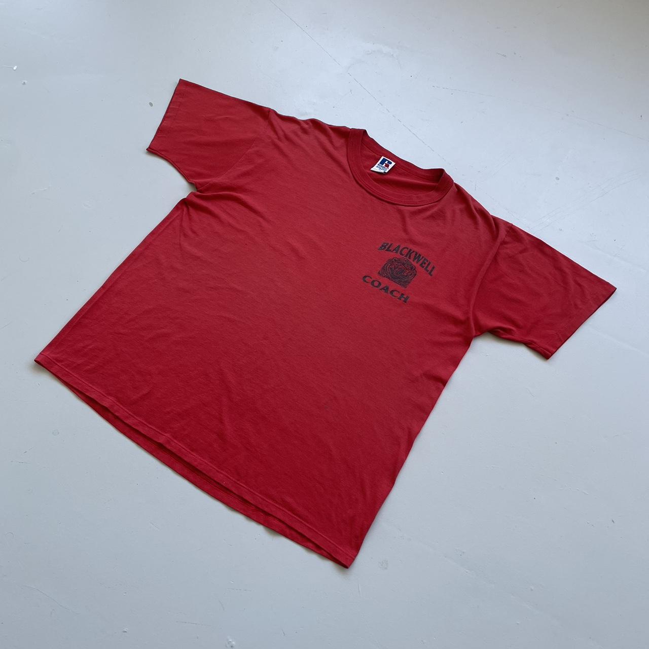 Red Blackwell Coach 80s/90s Americana Vintage T-shirt - XL