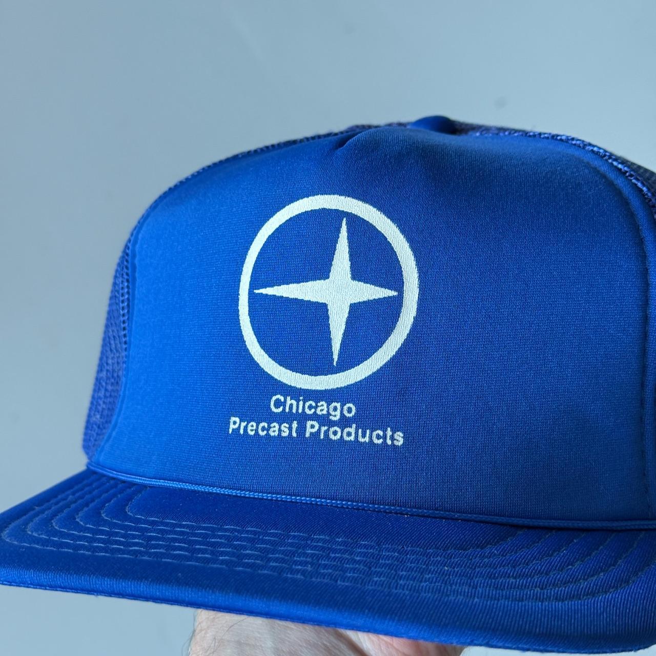 Blue Chicago Precast Production Vintage Foam and Mesh SnapBack Trucker Cap