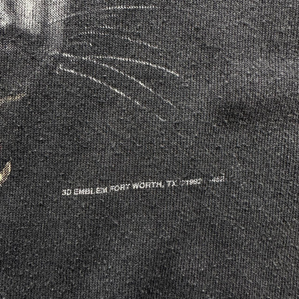 Black Harley Davidson 3D Emblem Rare 90’s Vintage Sweatshirt - Large