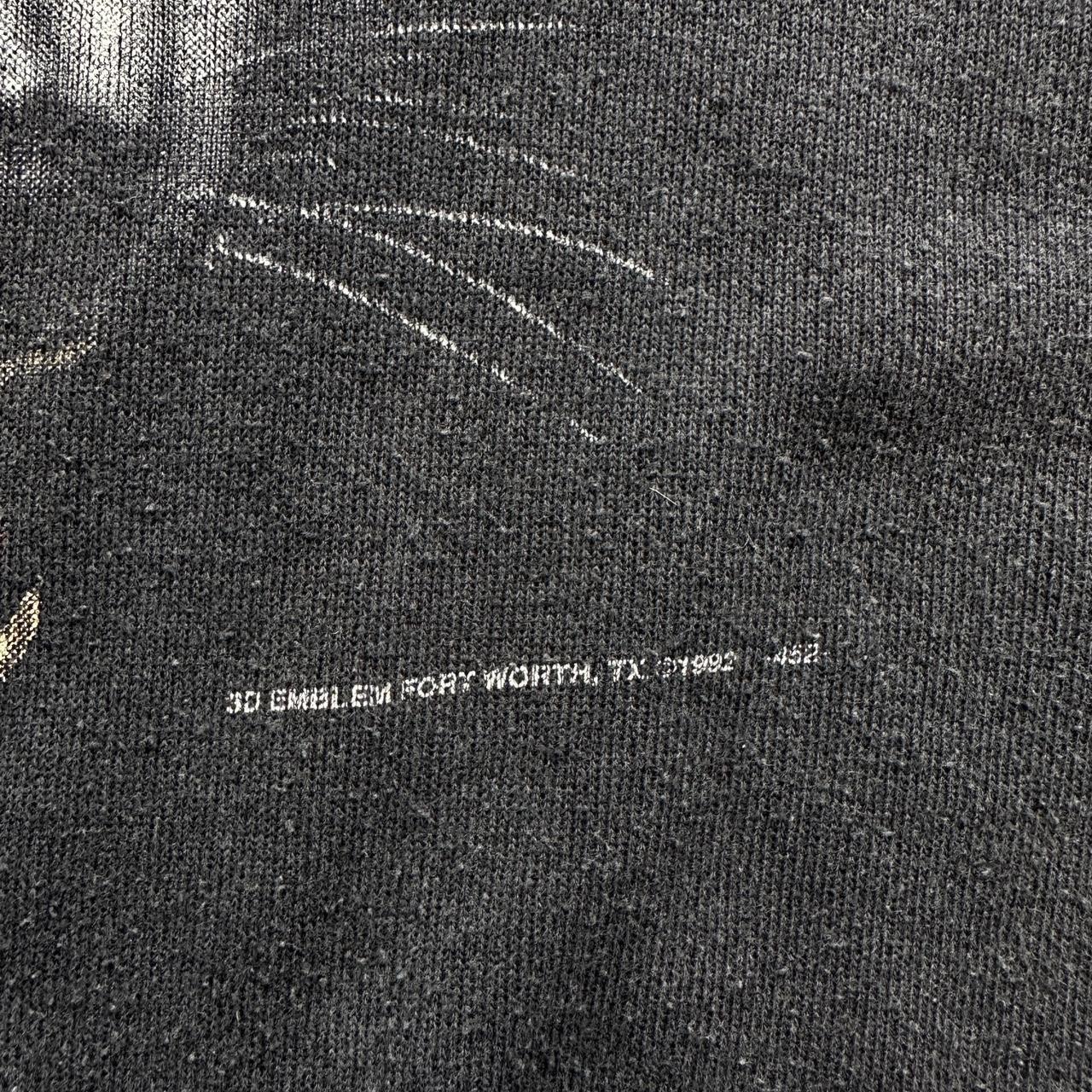 Black Harley Davidson 3D Emblem Rare 90’s Vintage Sweatshirt - Large