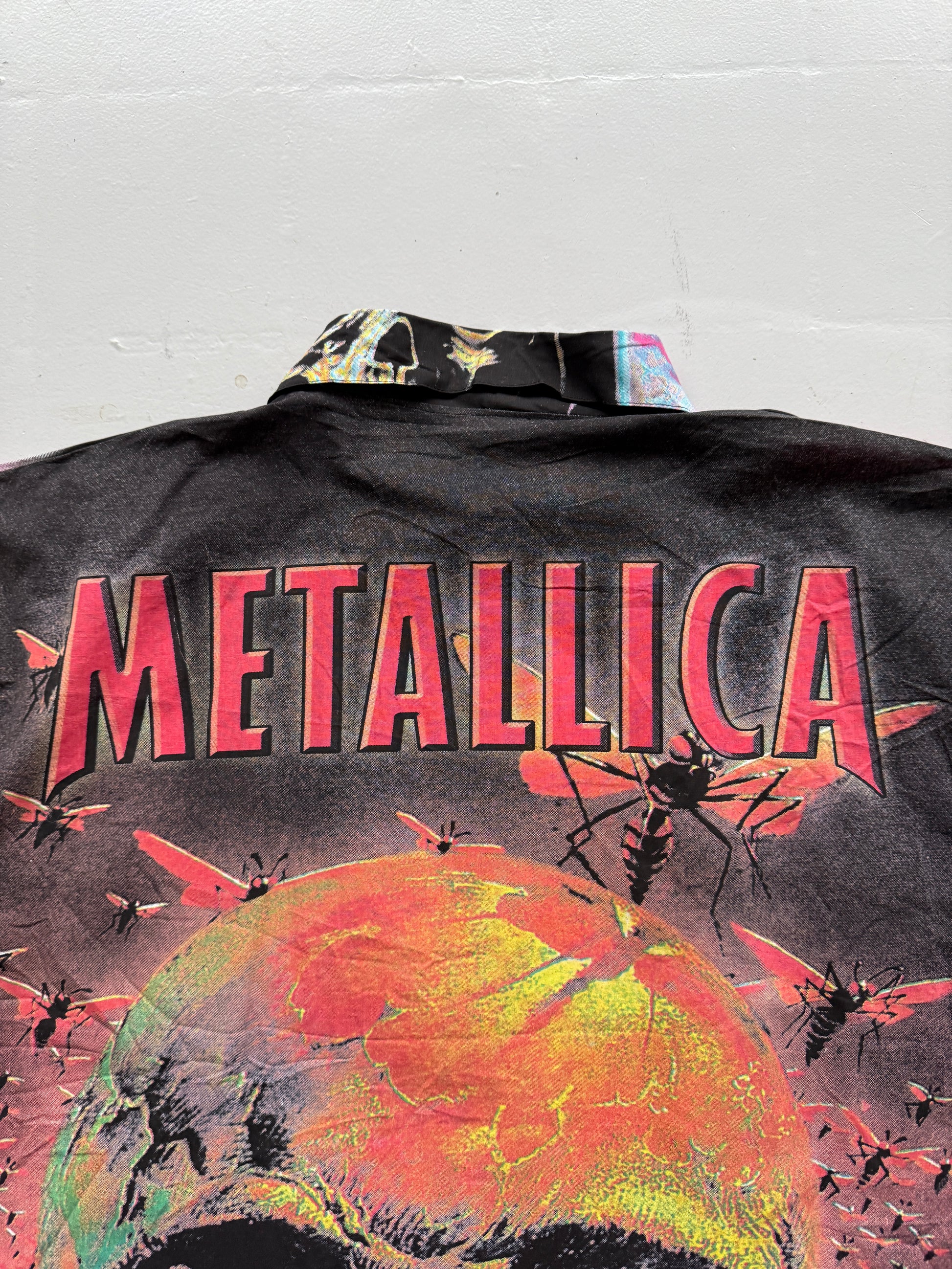 Rare Metal Metallica 90's Vintage AOP All Over Print Shirt - XL