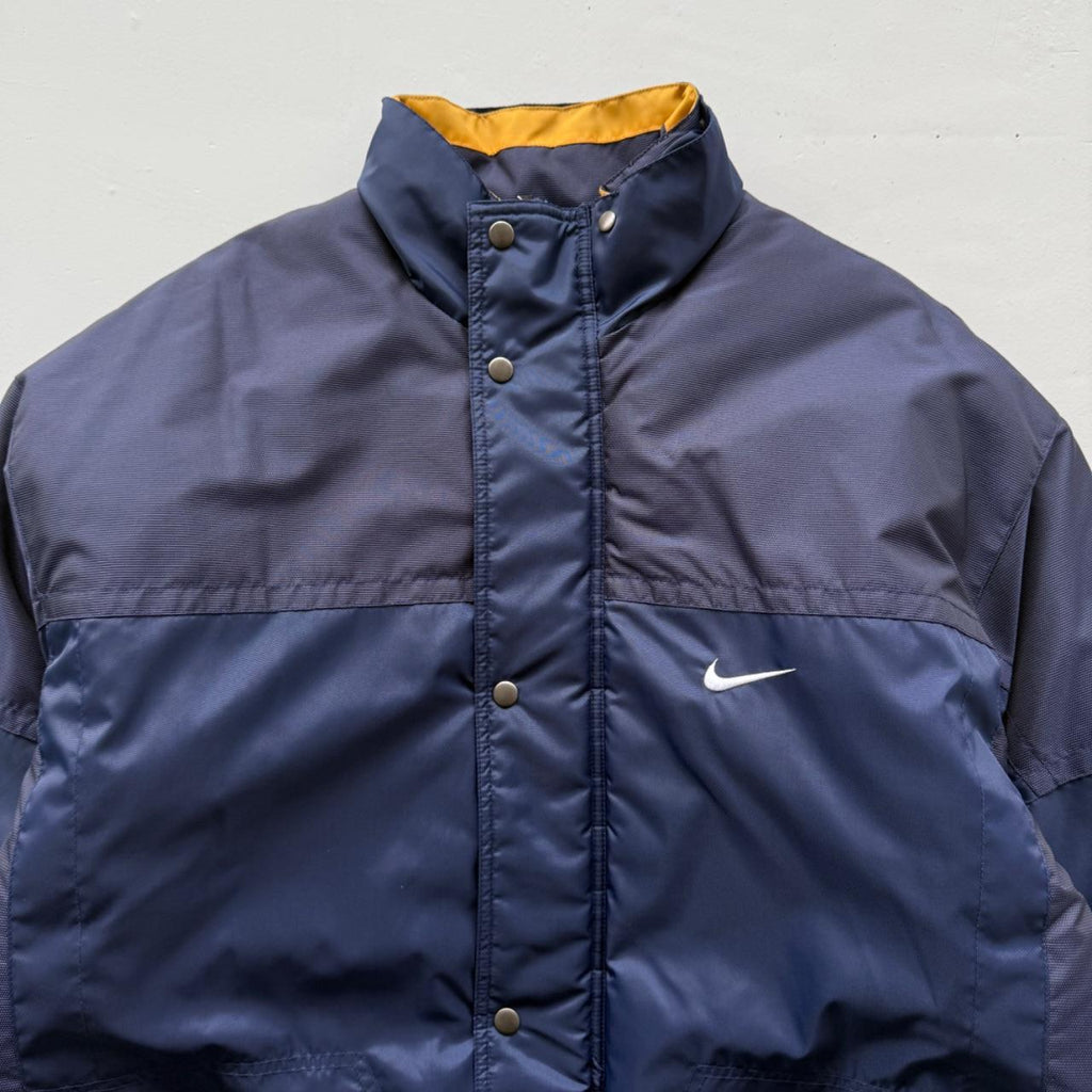 Navy Nike 90's Heavy Duty Quilted Jacket - XL