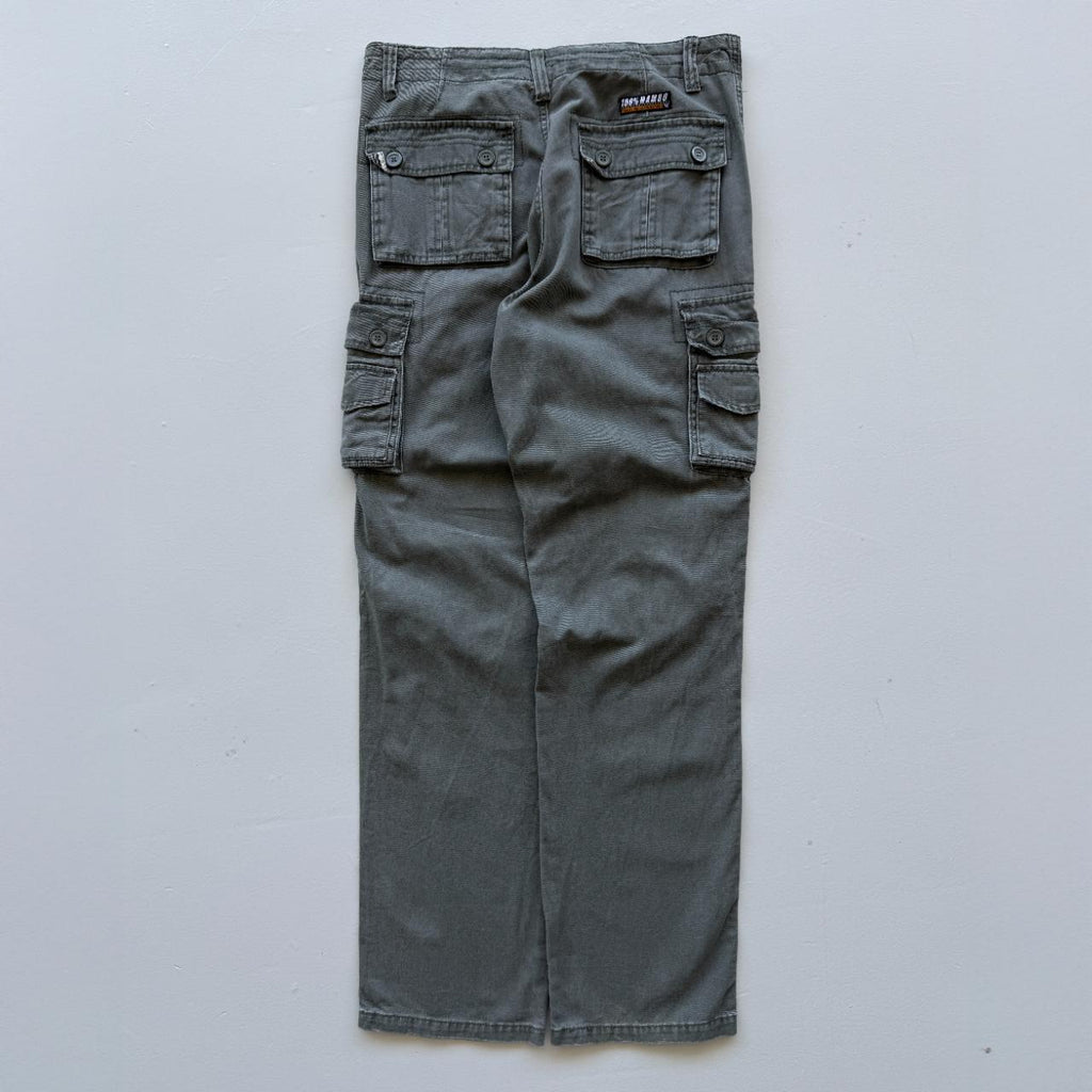Vintage 90s Mambo Surfwear Cargo Green Pants - 32” x 31”