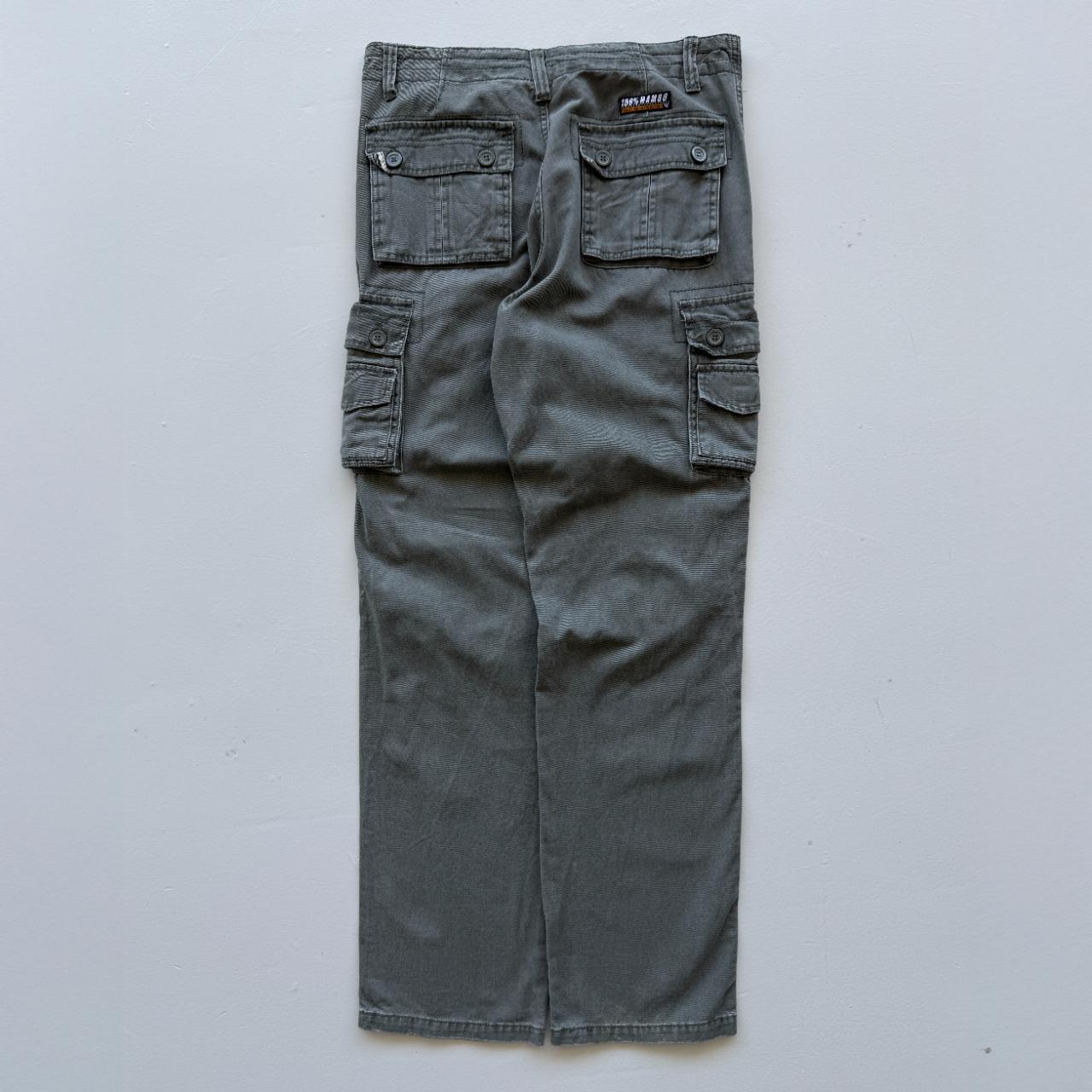 Vintage 90s Mambo Surfwear Cargo Green Pants - 32” x 31”