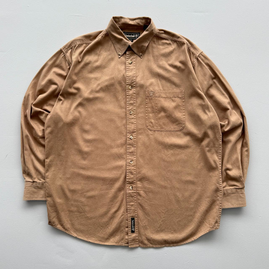 Brown / Tan Timberland 90s Vintage Shirt - XL