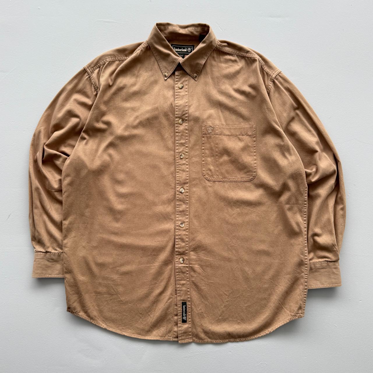 Brown / Tan Timberland 90s Vintage Shirt - XL
