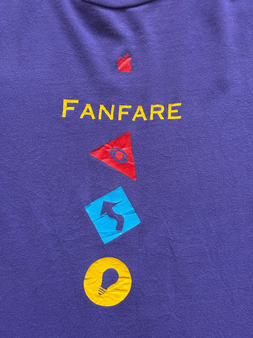 Purple Apple Inc 90's Vintage Graphic Single Stitch T-Shirt - XL