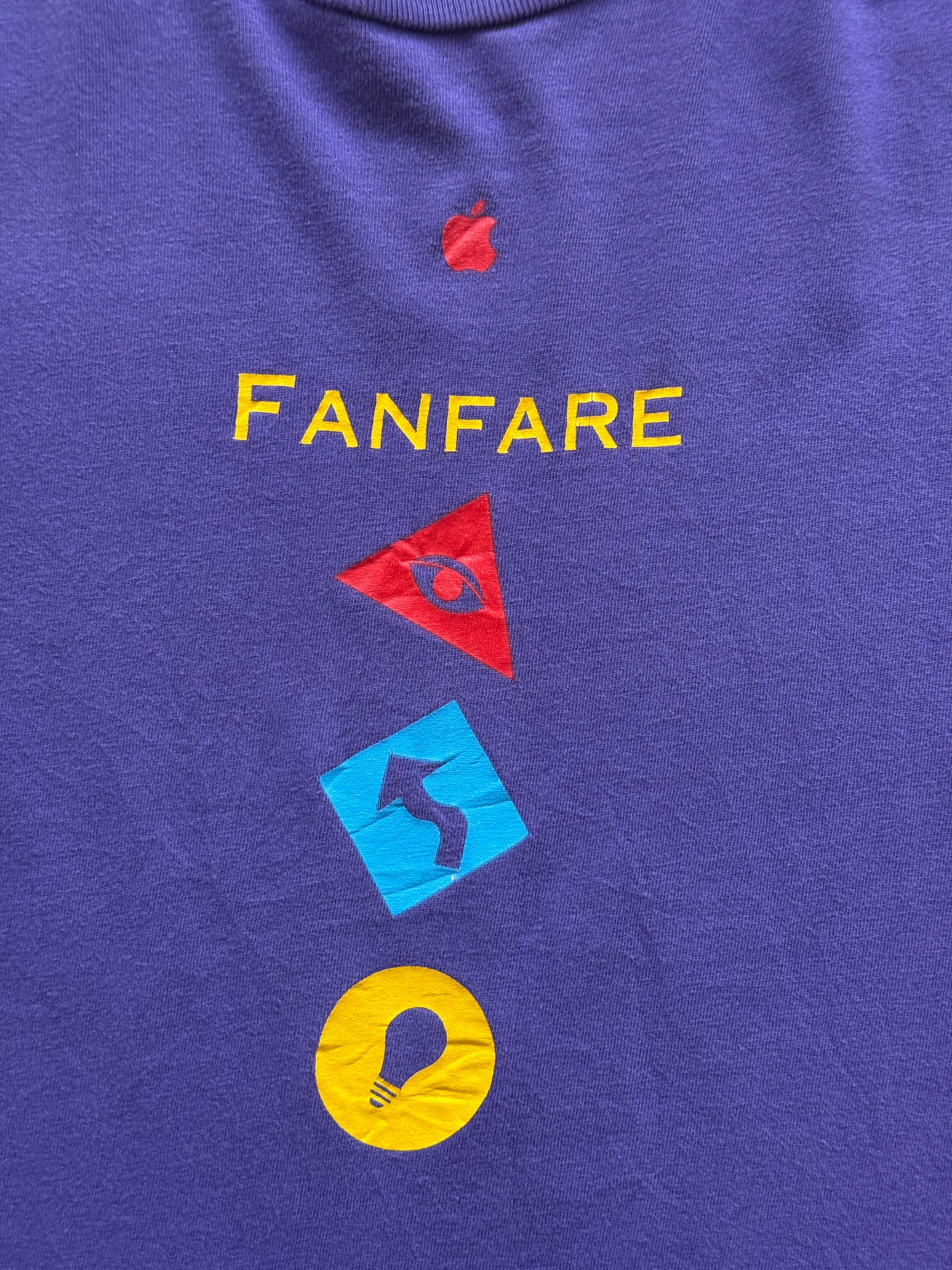 Purple Apple Inc 90's Vintage Graphic Single Stitch T-Shirt - XL