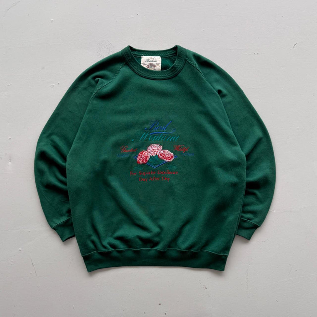 Green Best Montana 90’s Vintage Graphic Sweatshirt - XL