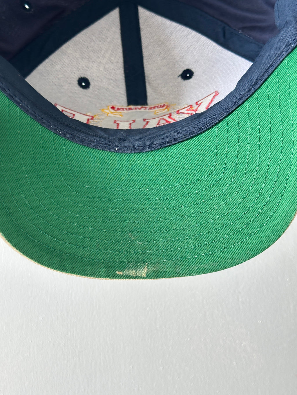 Navy / Stone Yale University 90's Vintage SnapBack Trucker Cap