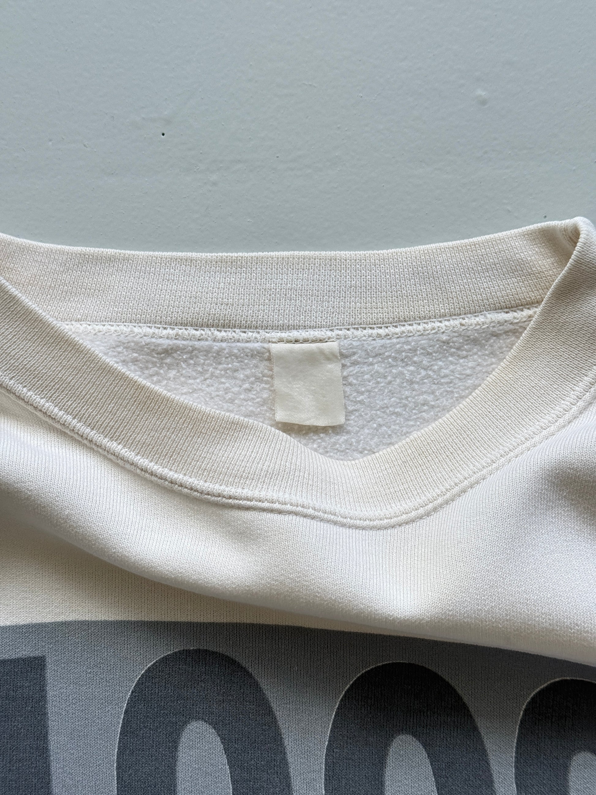 White Coca Cola 90's Vintage Graphic Running Sweatshirt Jumper - Medium