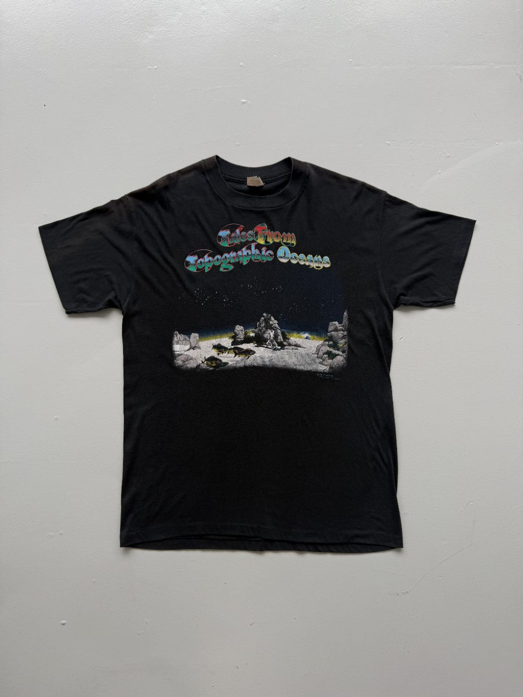 Yes Tales From Topographic Oceans Roger Dean 80's Vintage Single Stitch Graphic