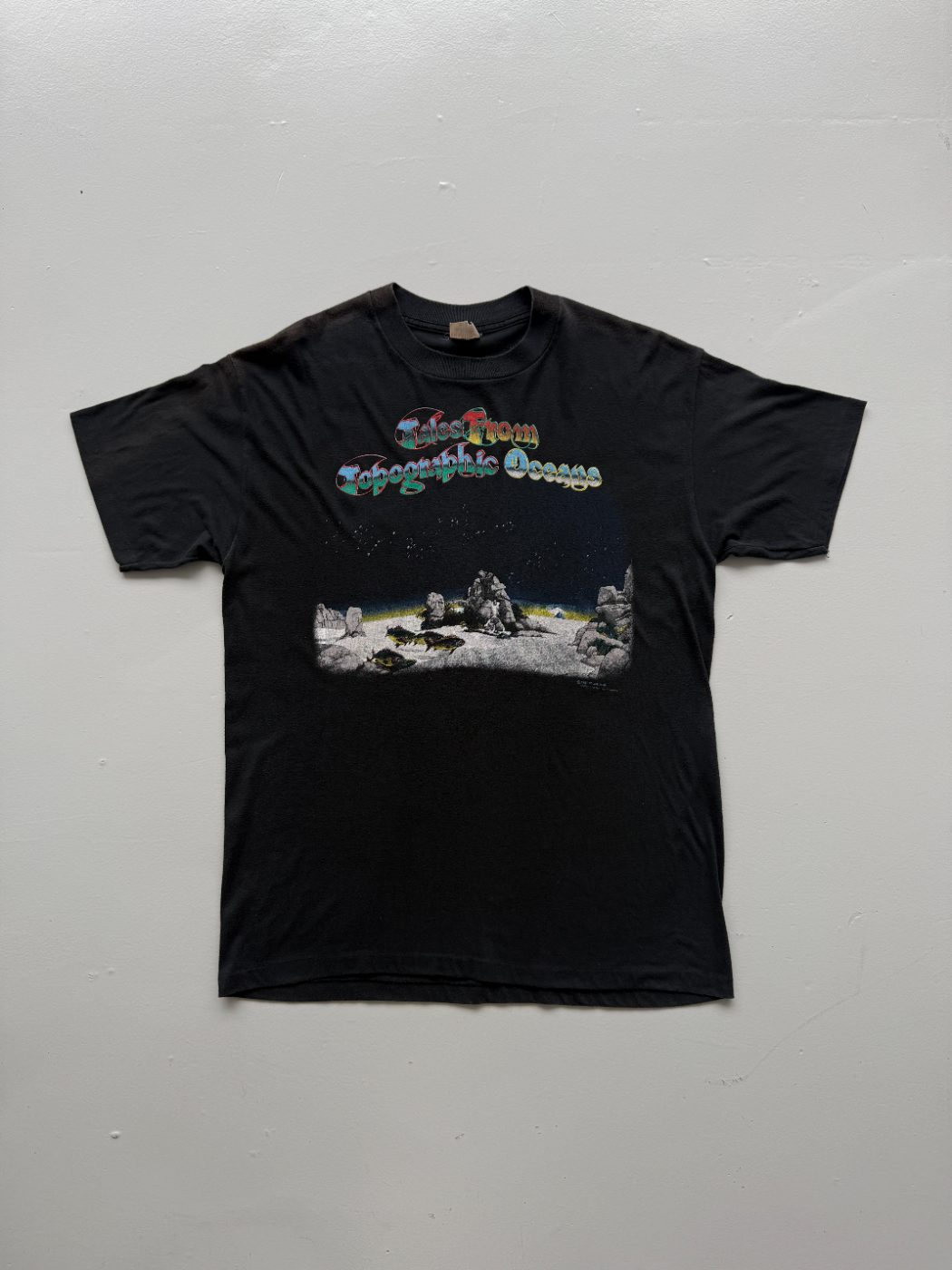 Yes Tales From Topographic Oceans Roger Dean 80's Vintage Single Stitch Graphic