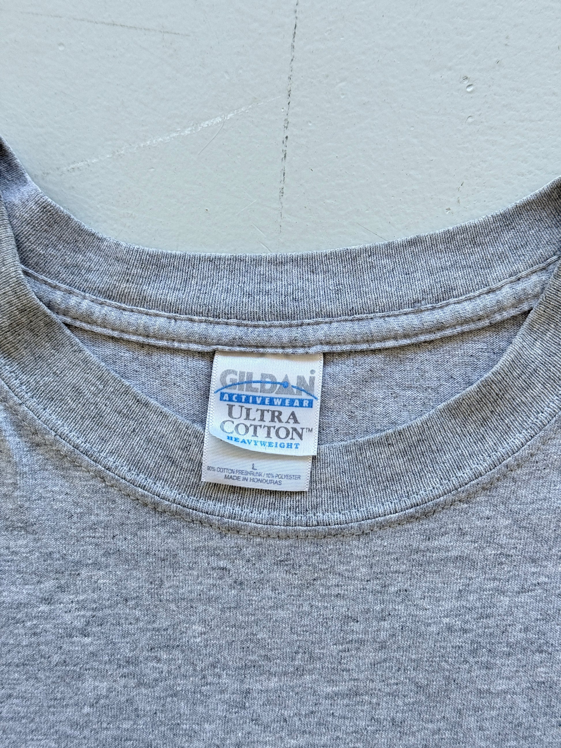 Grey Bike Week 00's Vintage Myrtle Beach Tourist T-Shirt - Large