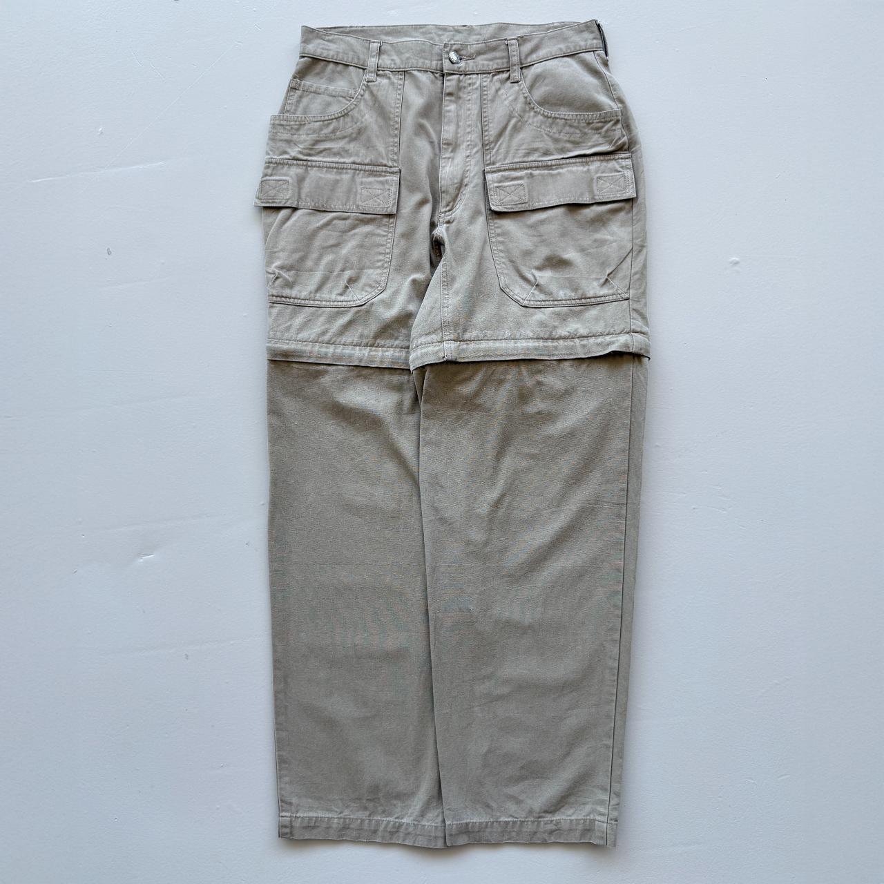 Vintage 90s Cream Zip-0ff Cargo Pants - 29” x 28”