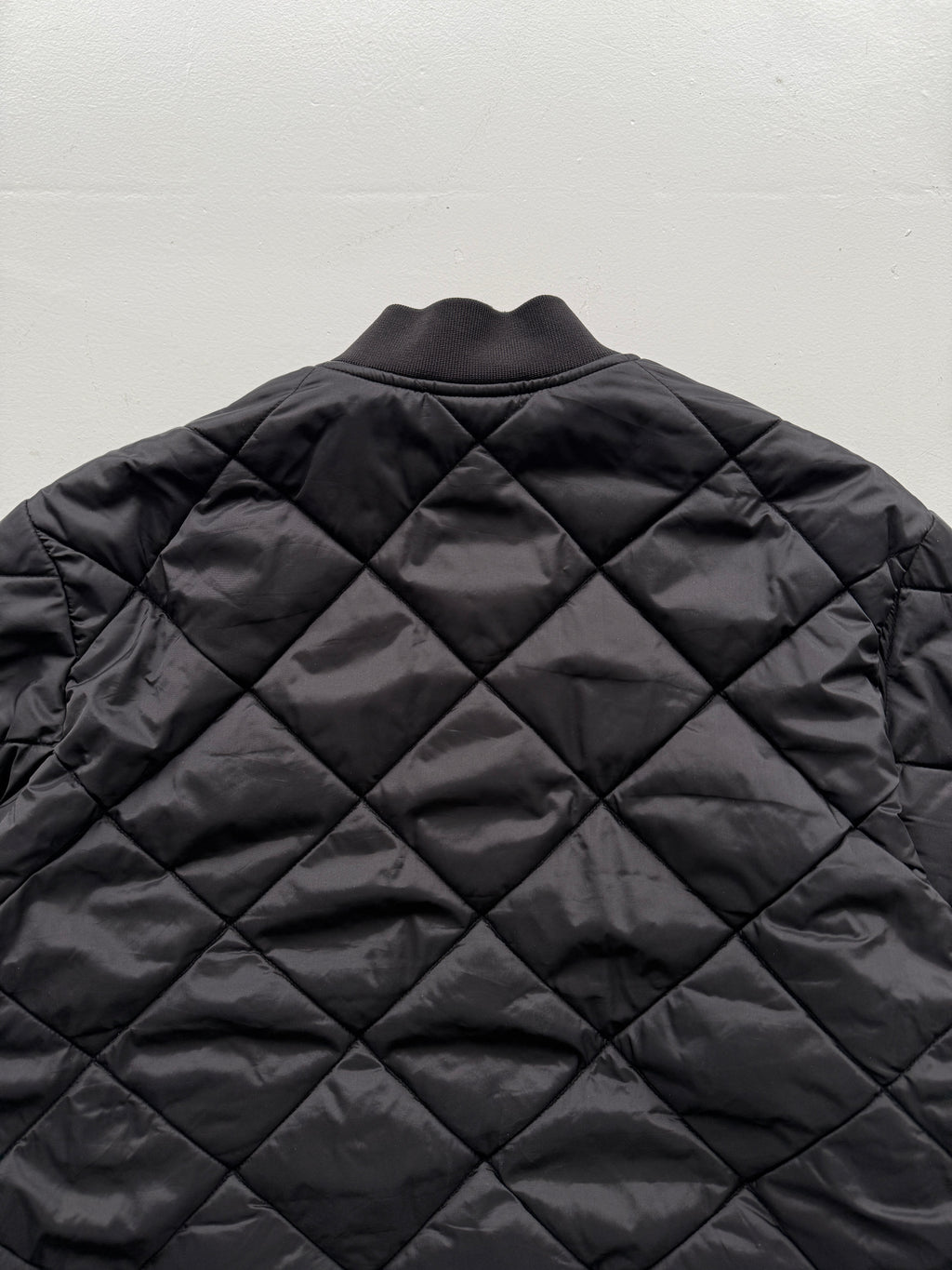 Black Dickies 00's Vintage Quilted Bomber Jacket - XL