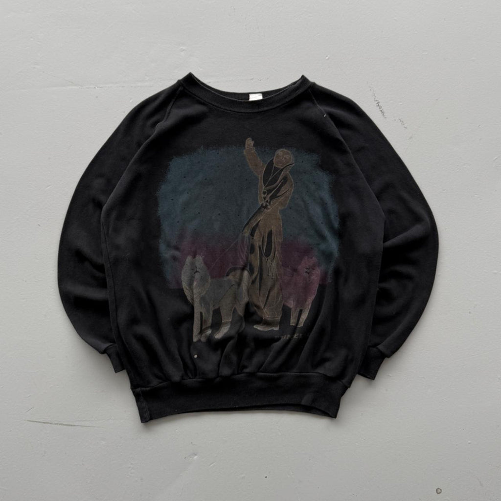 Black Inuit 90’s Vintage Graphic Sweatshirt - XS