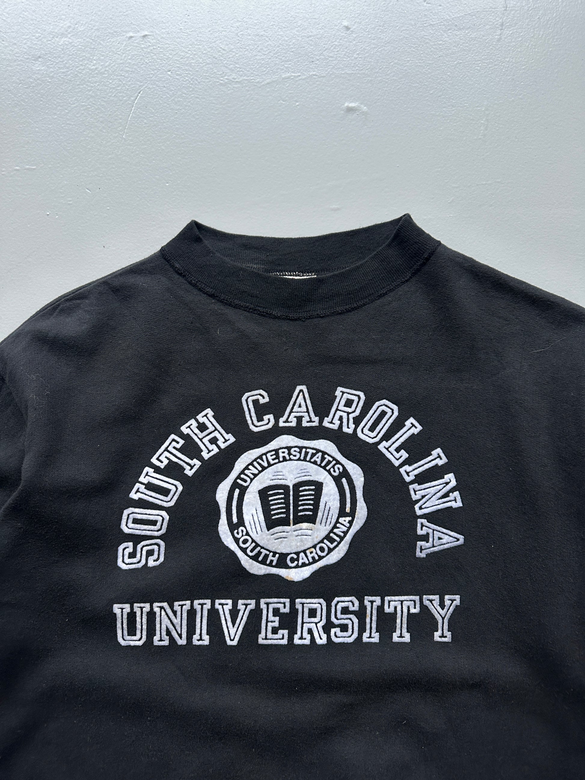 Black South Carolina University 60's/70's Vintage Sweatshirt - XS/Small
