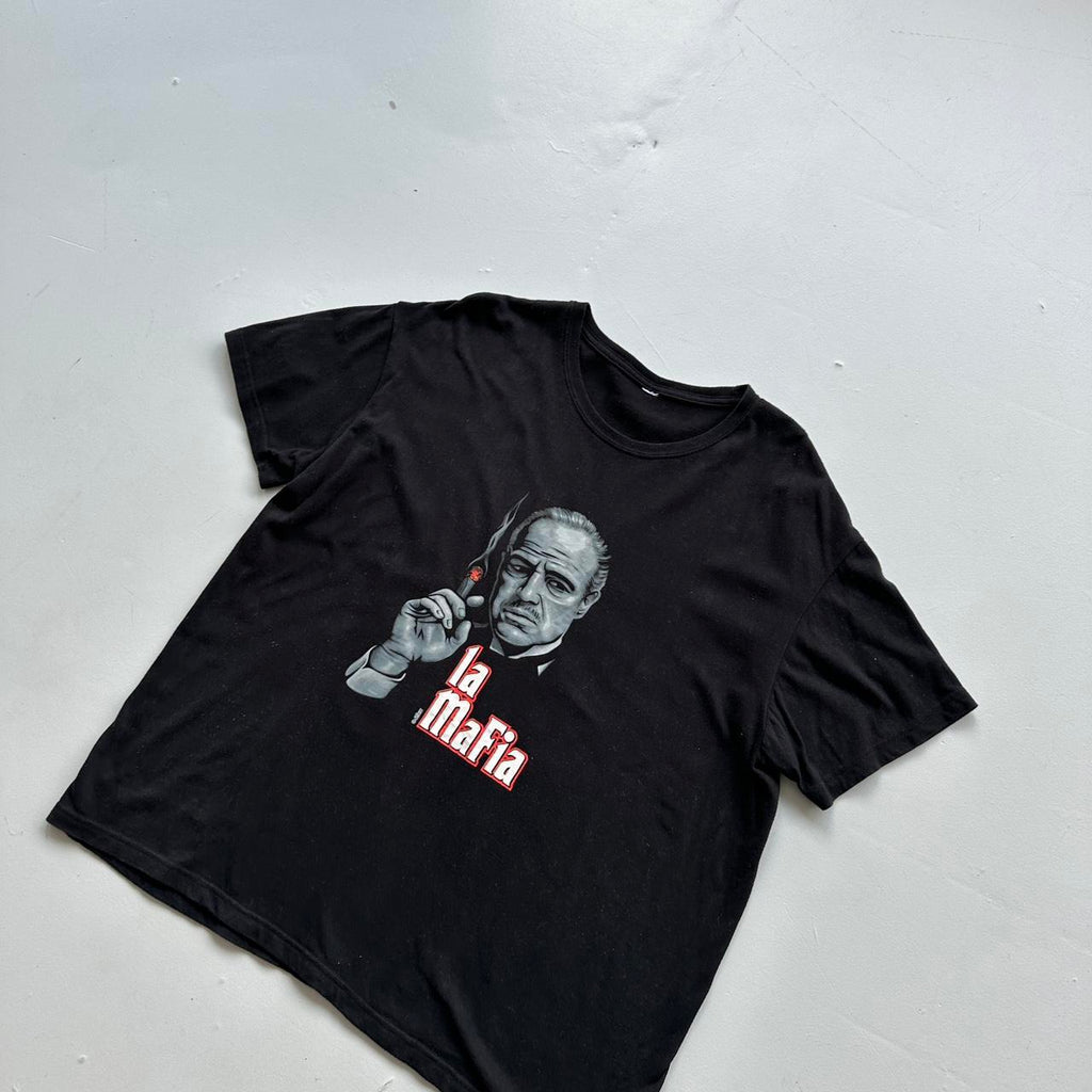 Black The Godfather 00s Vintage T-shirt - 2XL