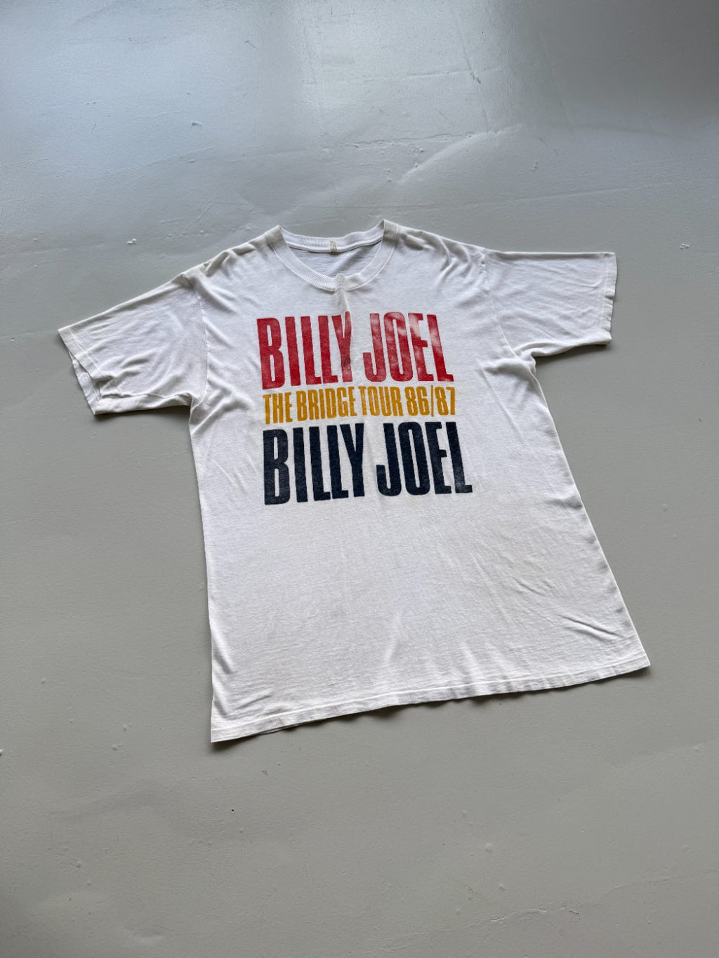 Billy Joel The Bridge Tour 86/87 80's Vintage Band T-Shirt - Large