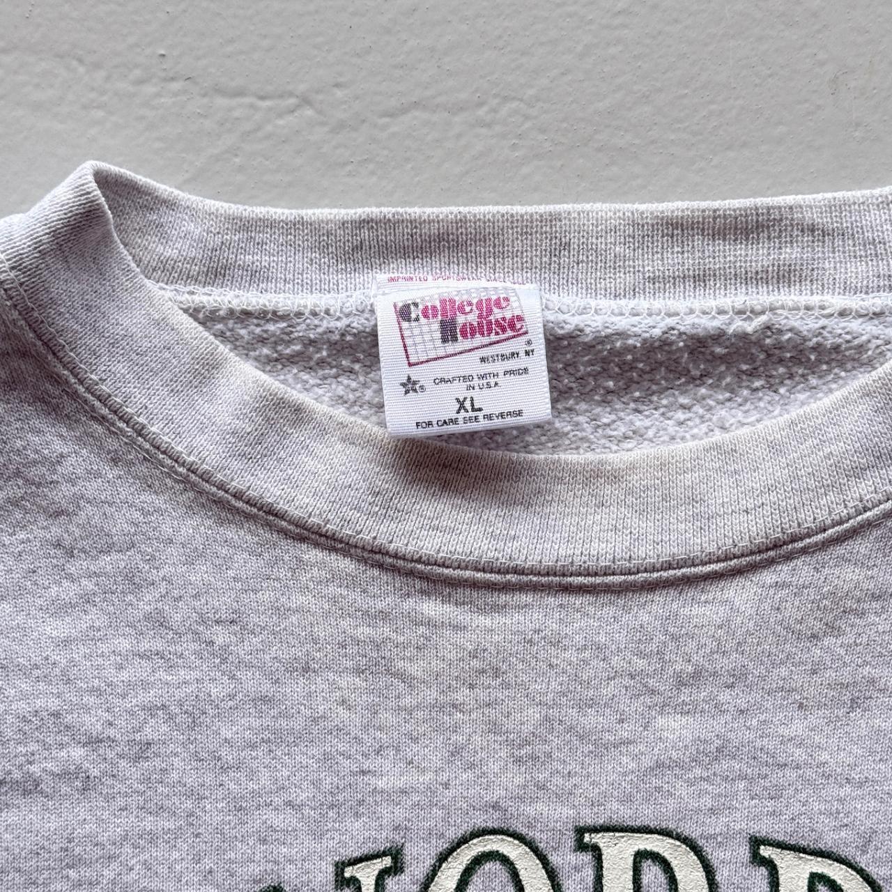 Grey St. Norbert 90’s Vintage Collage Graphic Sweatshirt - XL