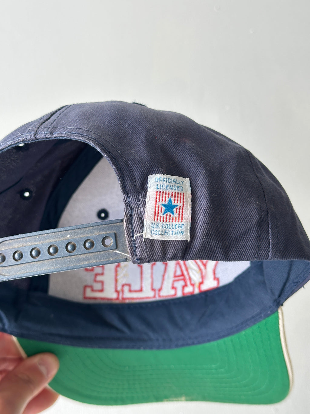 Navy / Stone Yale University 90's Vintage SnapBack Trucker Cap