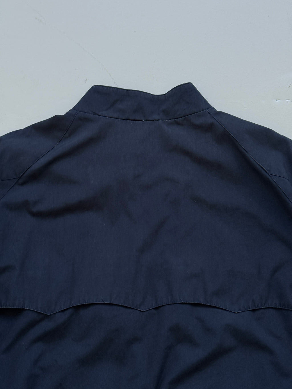 Lacoste Navy Harrington Vintage Jacket Made in Sri Lanka - XXL