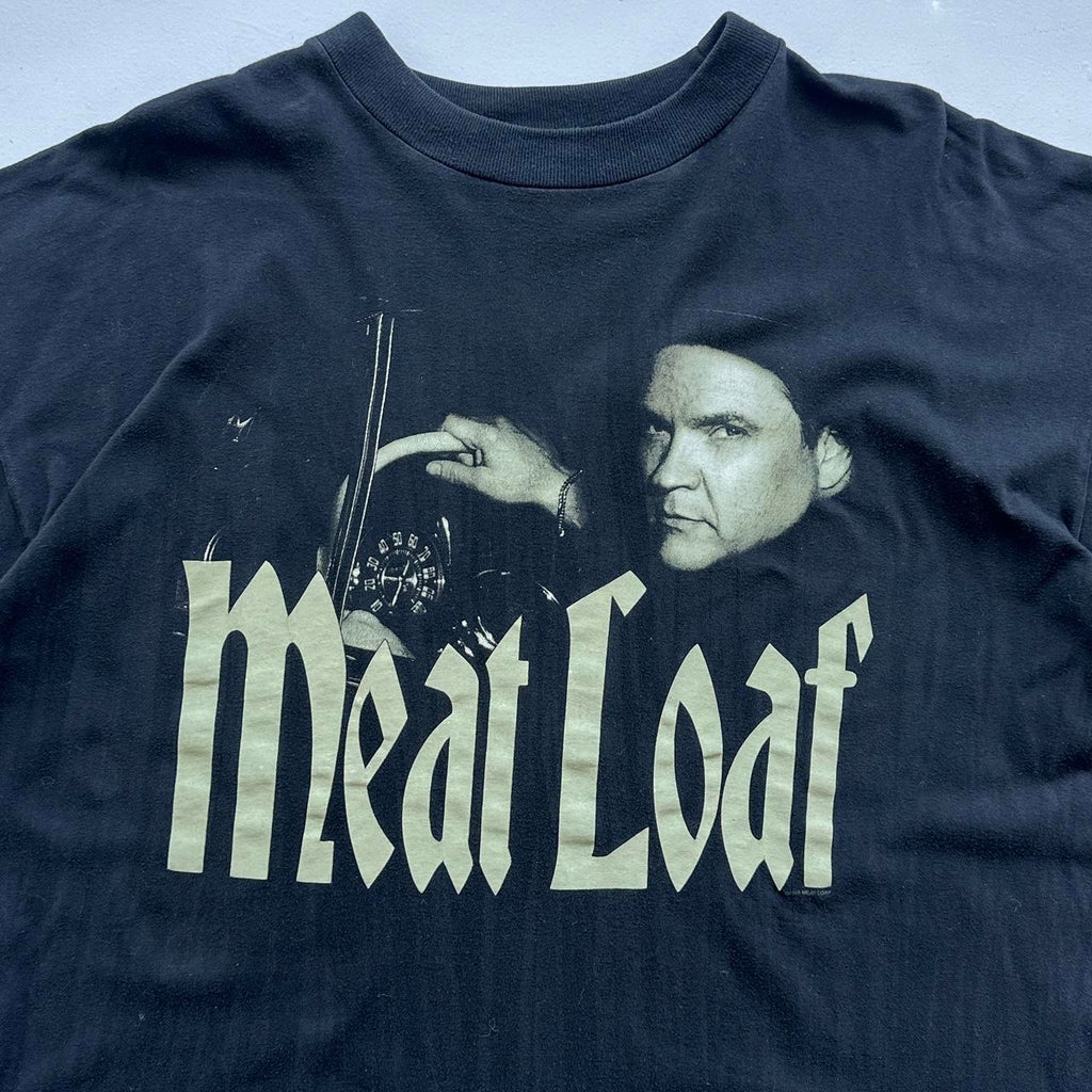 Meat Loaf Black 90s Vintage T-shirt - XL
